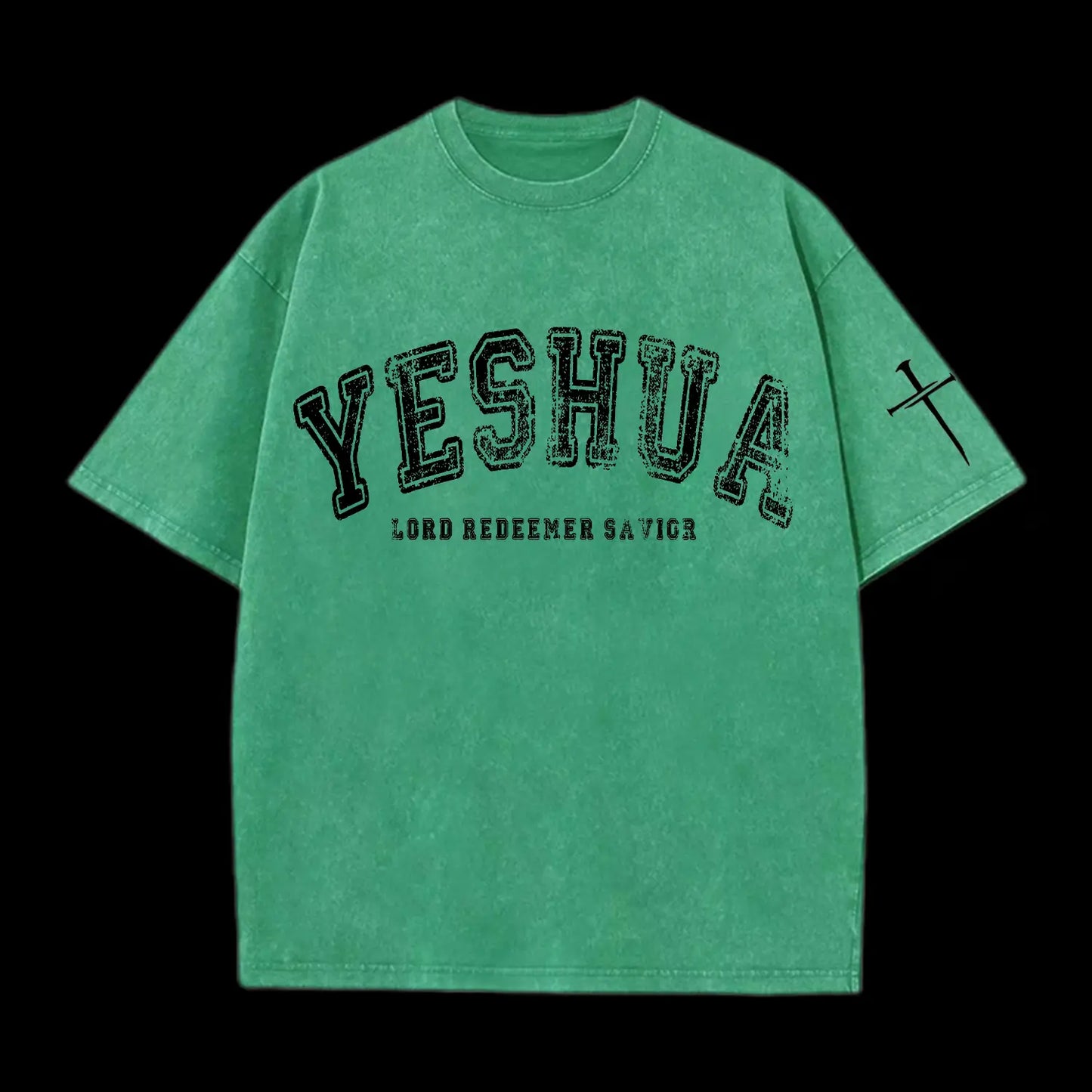 Yeshua Lord Redeemer savior Washed T-Shirt