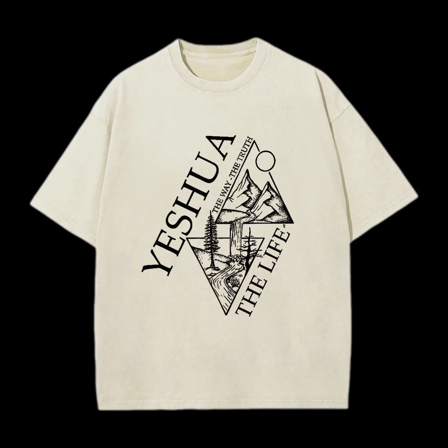 Yeshua The Way The Truth The Life Christian Tee