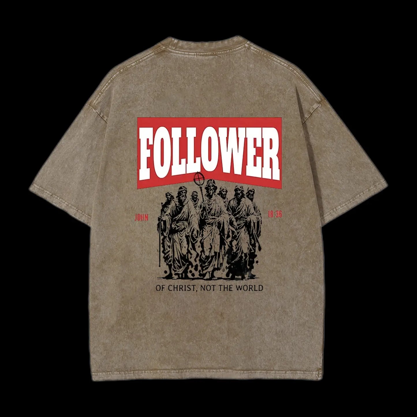 Follower Christian Washed T-Shirt