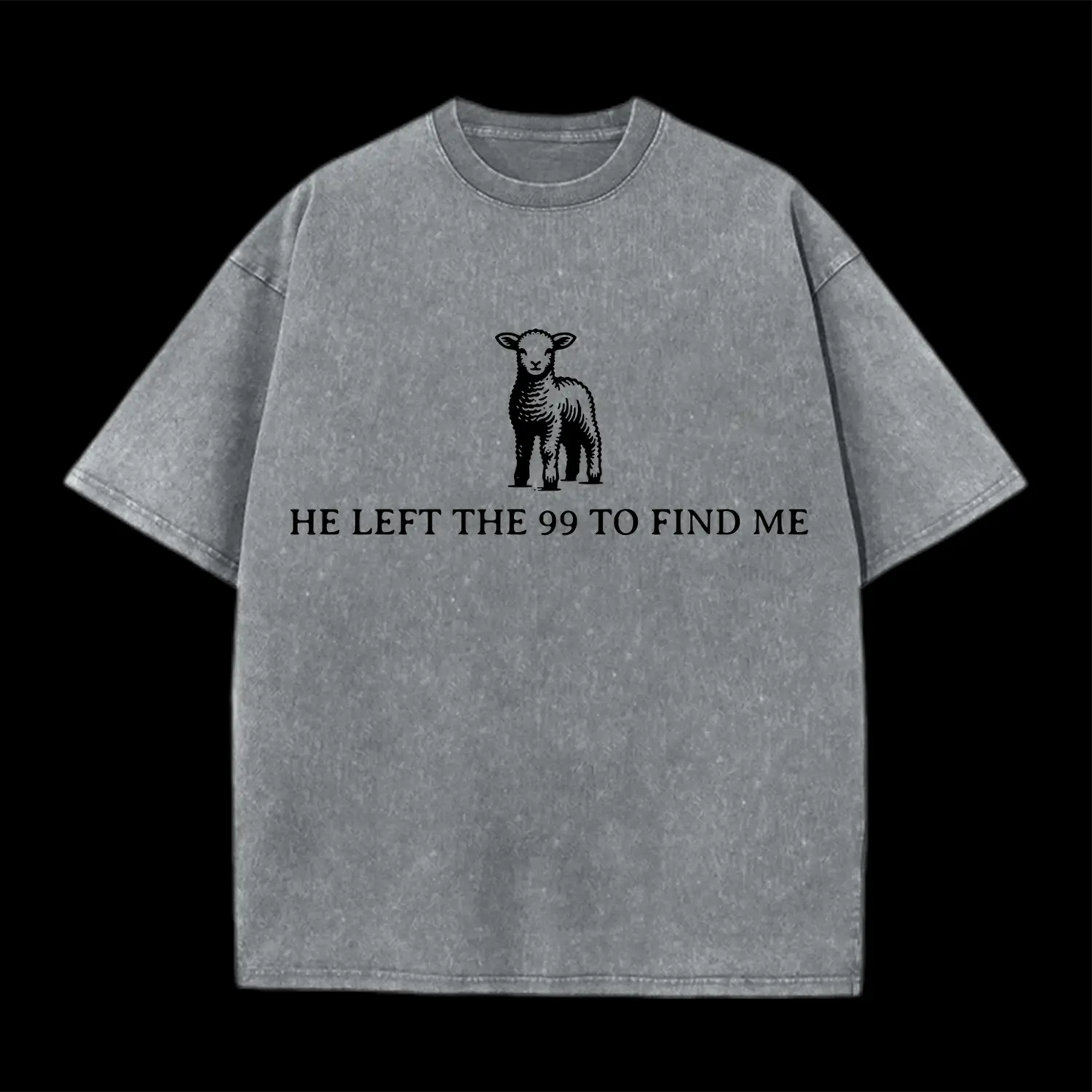 He left the 99 find me Washed T-Shirt