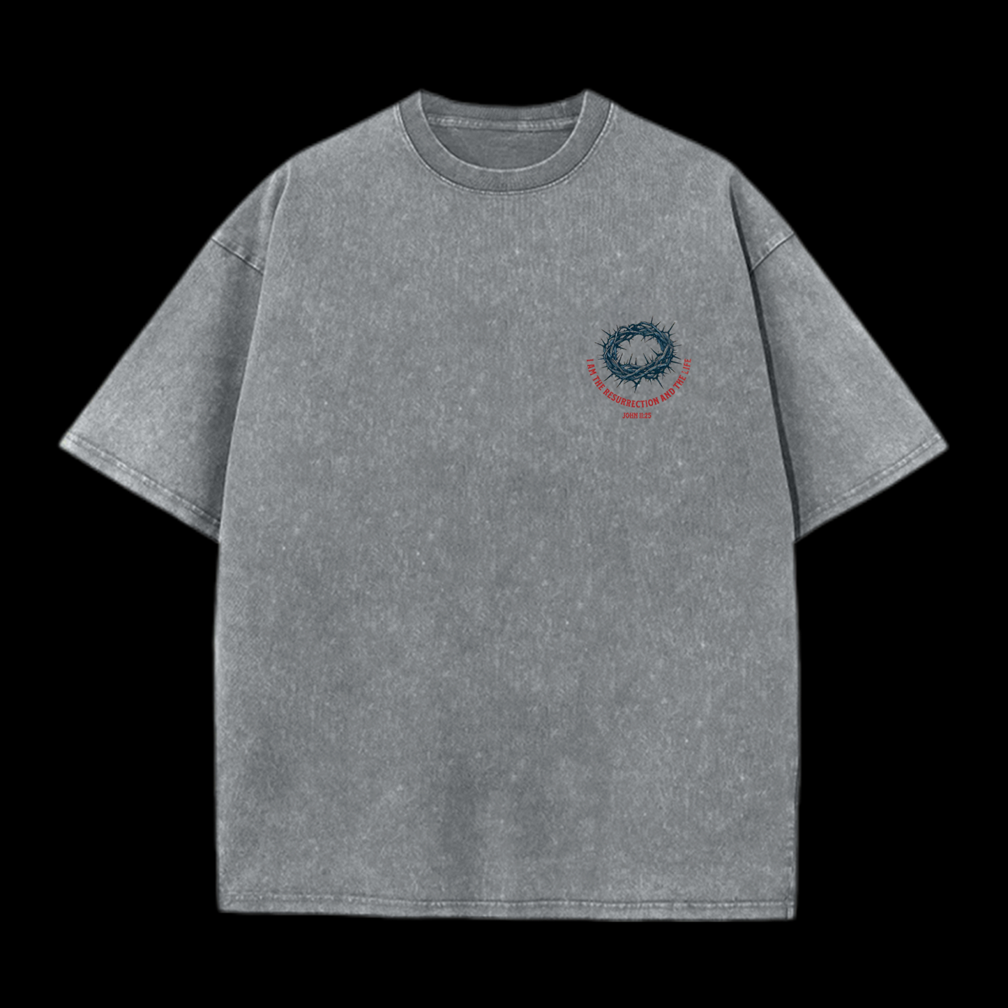 He Lives I Am The Resurrection And The Life Printed Men's Tee