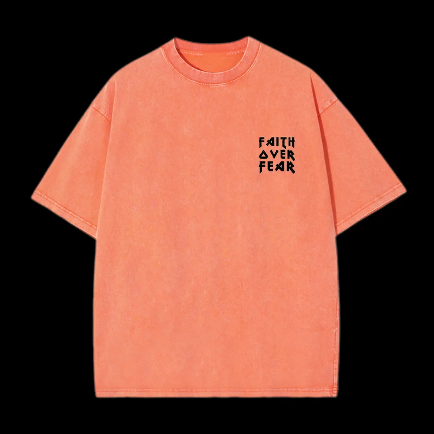FAITH OVER FEAR LION CHRISTIAN TEE