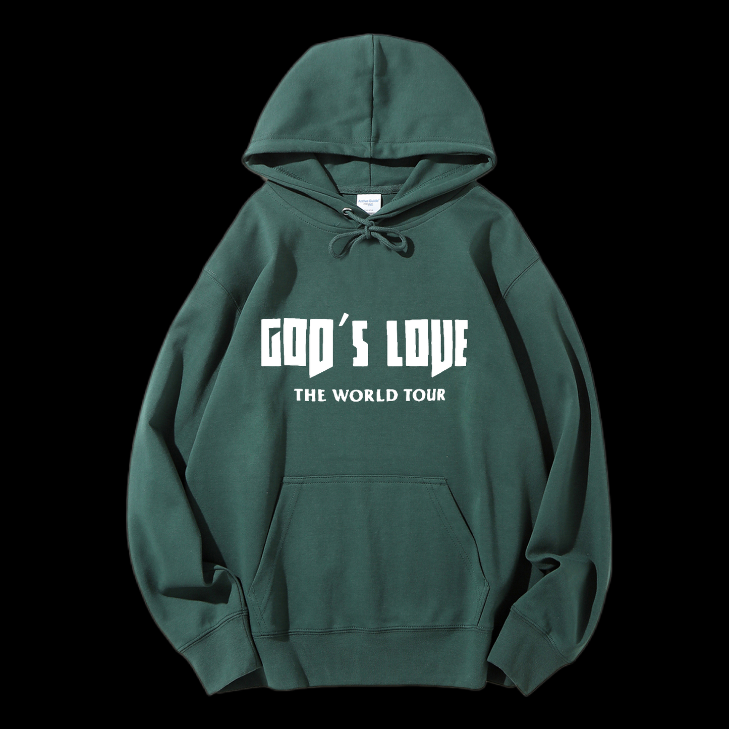 God's Love The World Tour Drawstring Hoodie