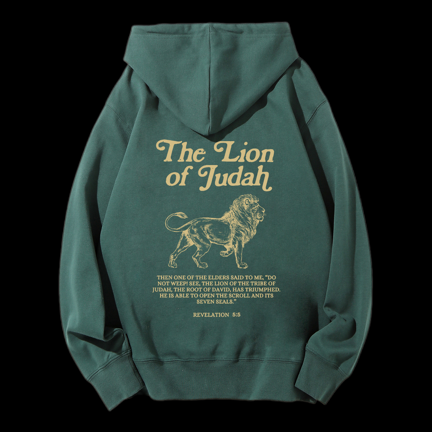 The Lion Of Judah Drawstring Hoodie
