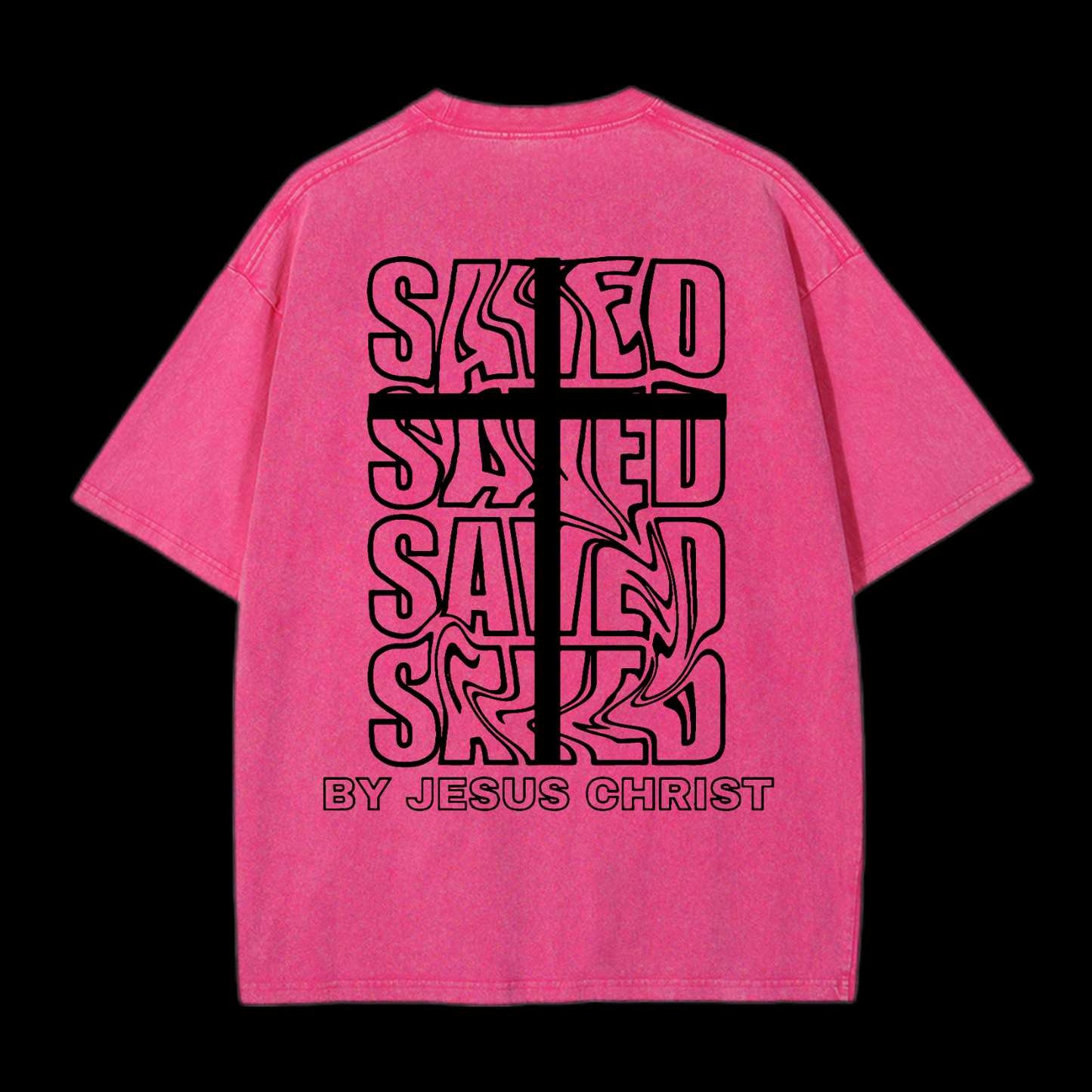 Saved By Jesus Christ Washed T-Shirt