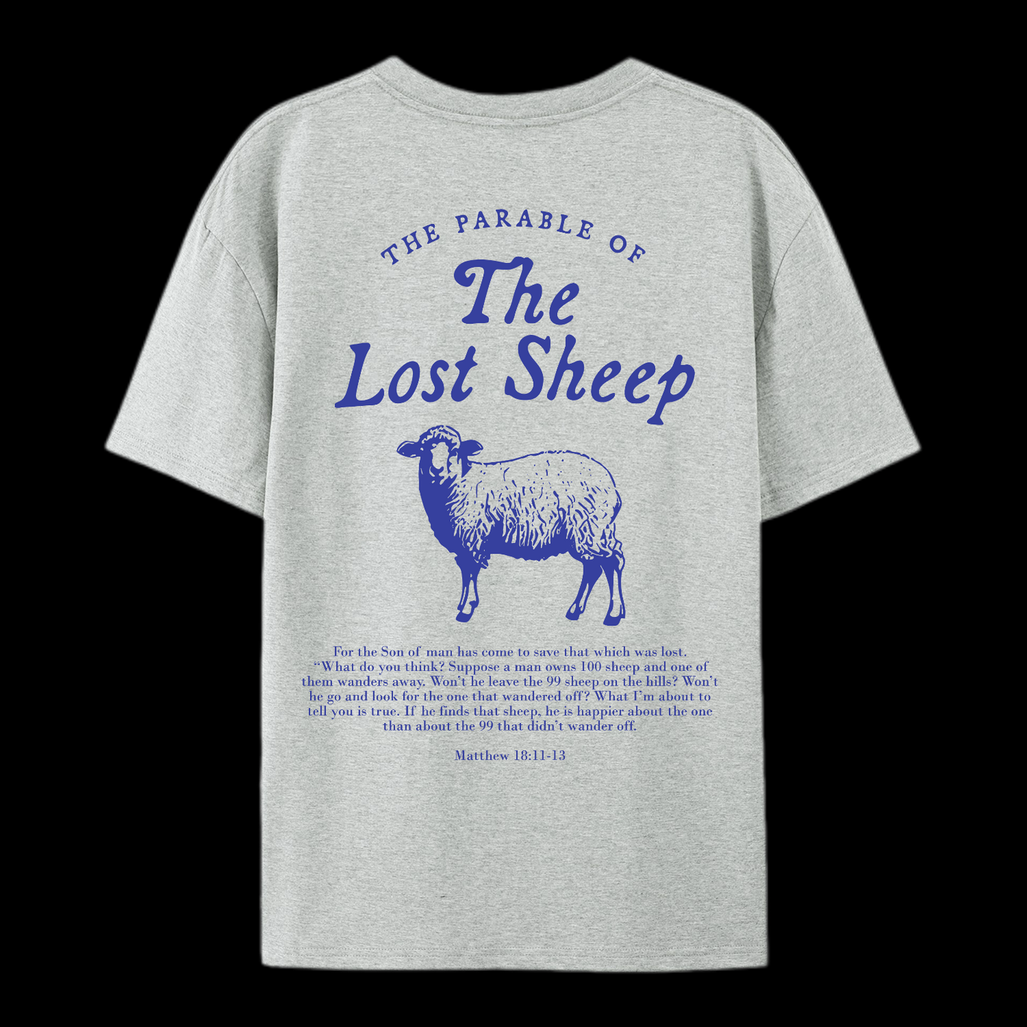 The Parable Of The Lost Sheep Cotton T-Shirt