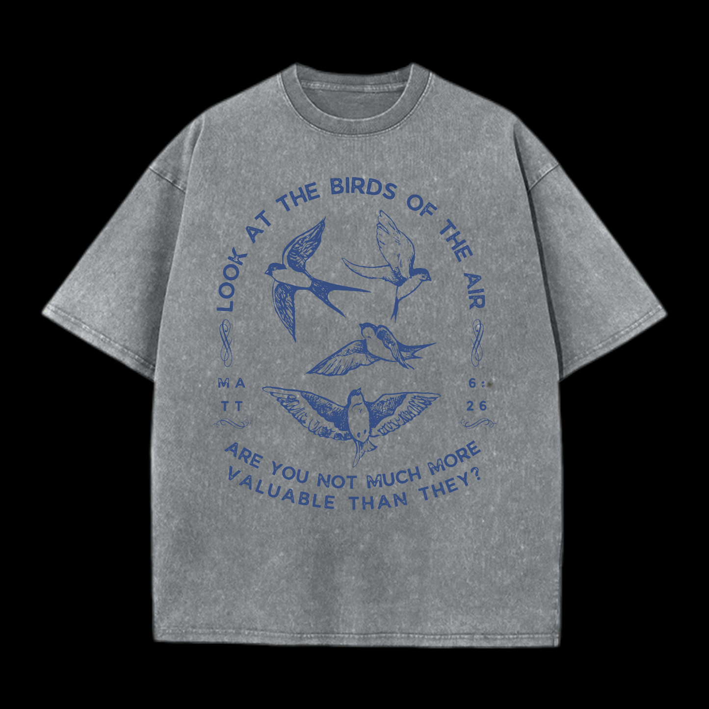 Look At The Birds Of The Air Washed T-Shirt