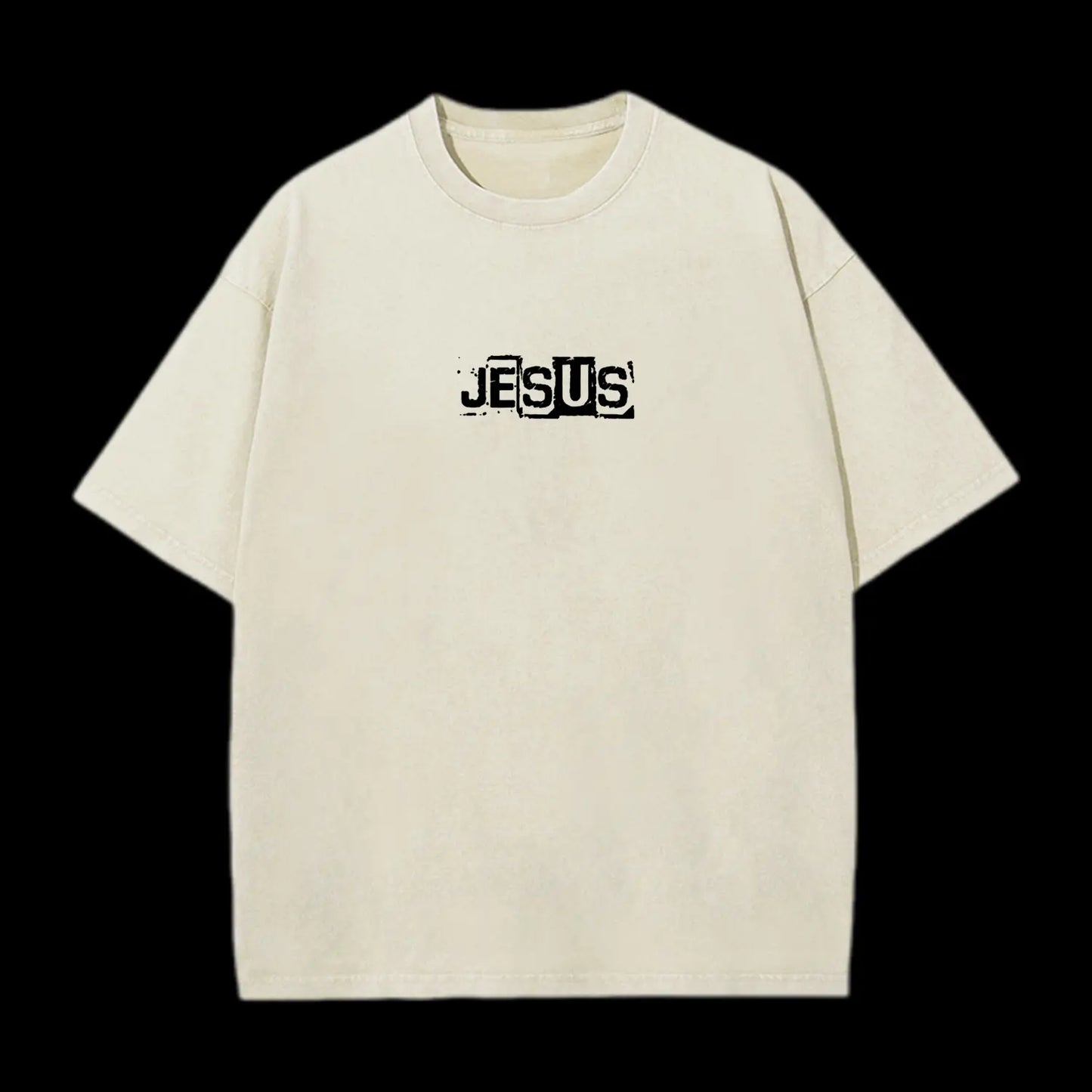 Y'all Need Jesus Print Short Sleeve T-Shirt