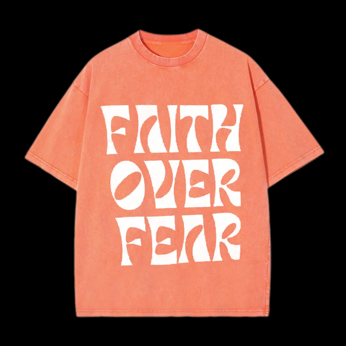 FAITH OVER FEAR CHRISTIAN FLEECE TEE