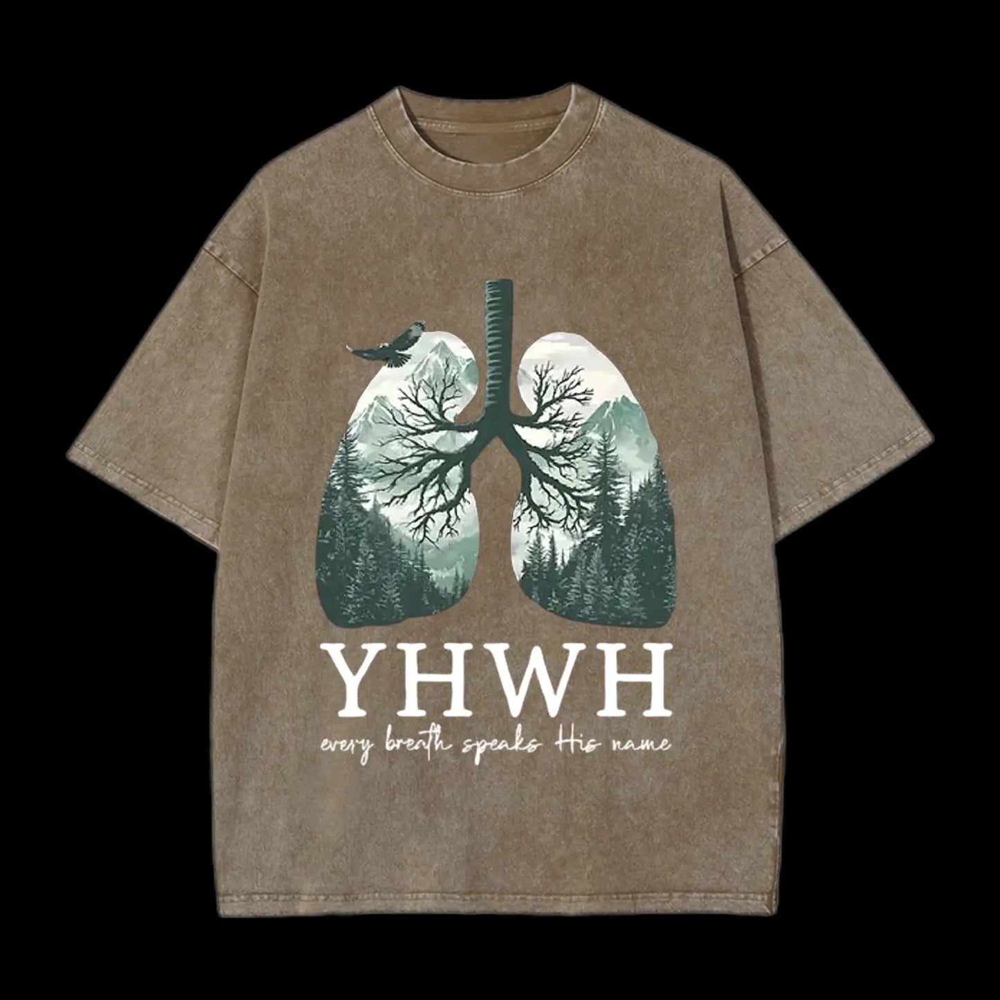 YHWH WASHED T-SHIRT