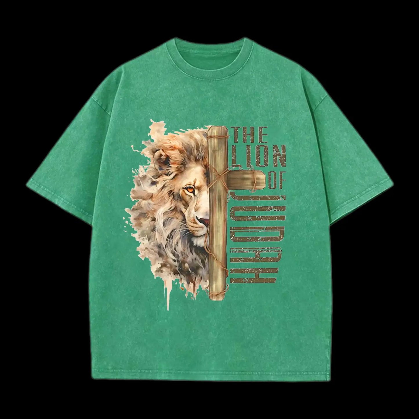 The Lion Of Judah Washed T-Shirt