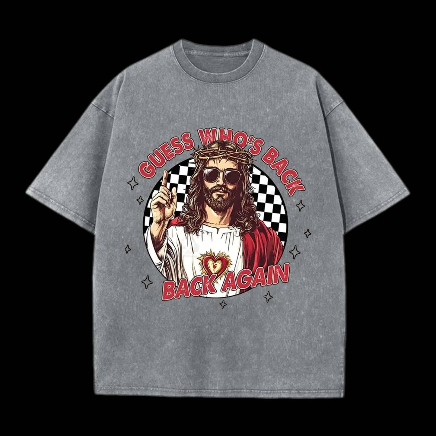 Guess Who's Back Christian Washed T-Shirt