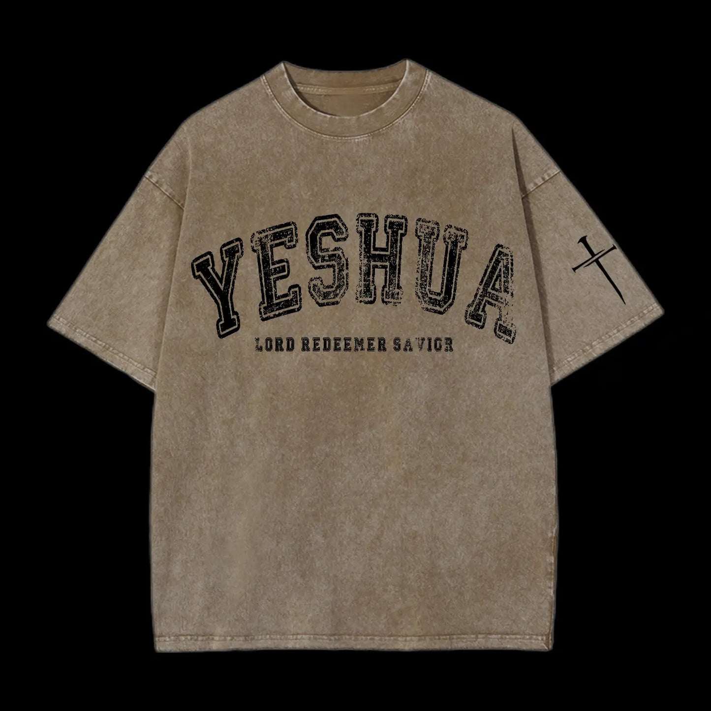 Yeshua Lord Redeemer savior Washed T-Shirt
