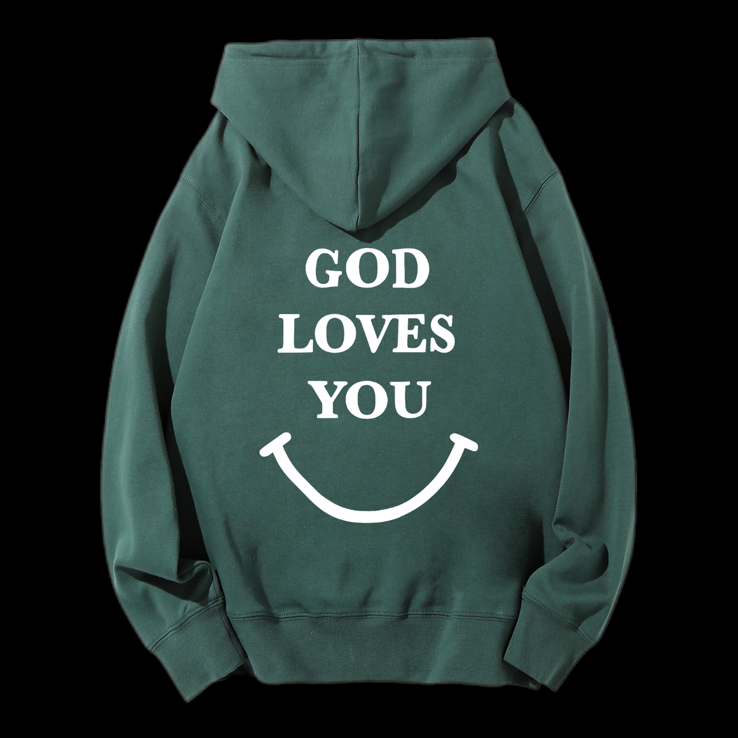 God Loves You Drawstring Hoodie