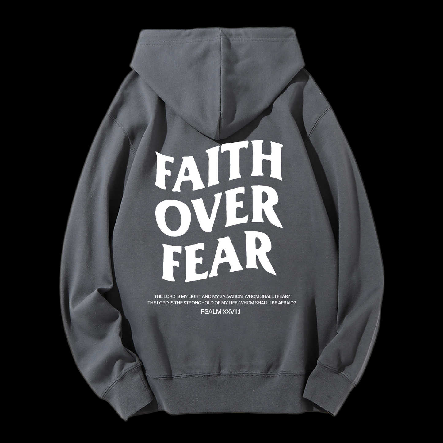 Faith Over Fear Drawstring Hoodie