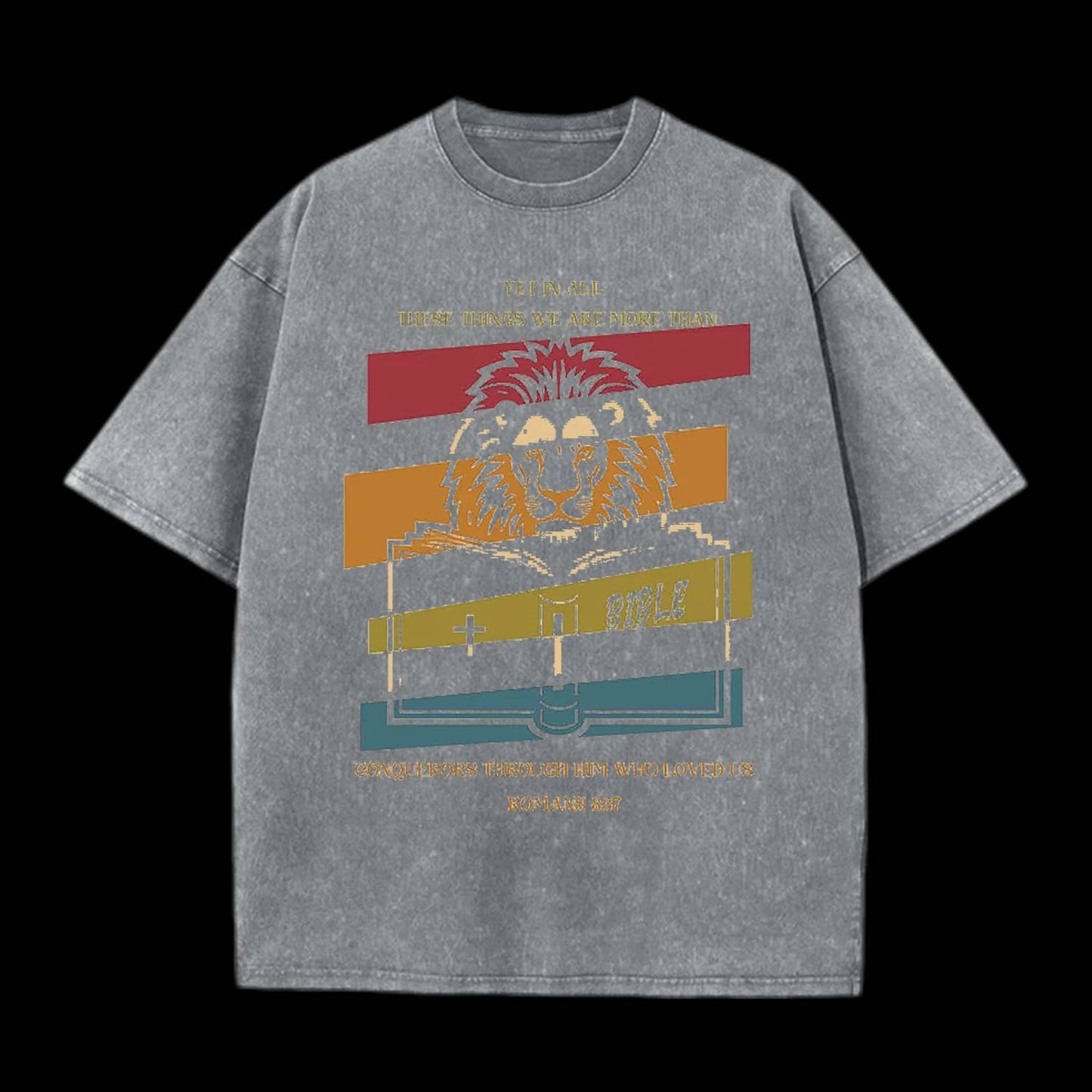 WE ARE MORE THAN COUQURORS CHRISTIAN TEE