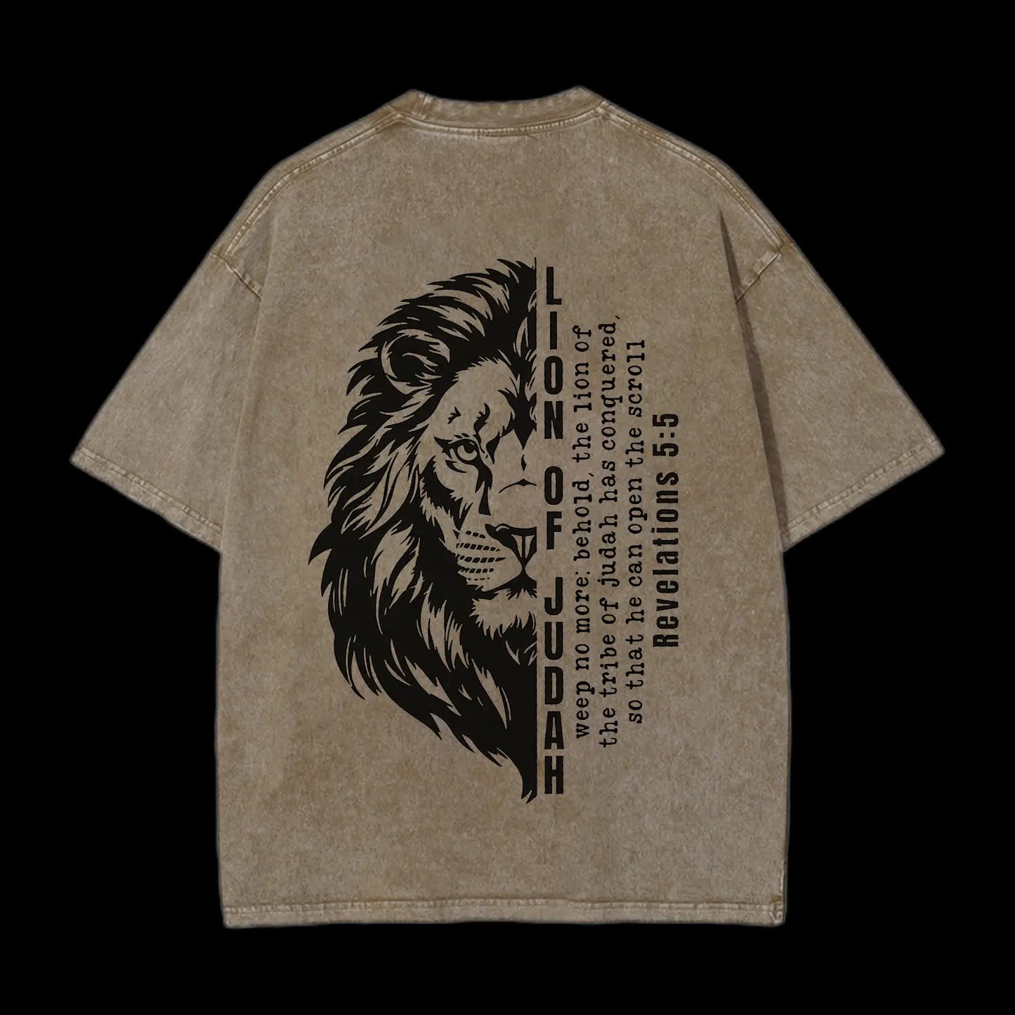 Lion Of Judah Washed T-Shirt