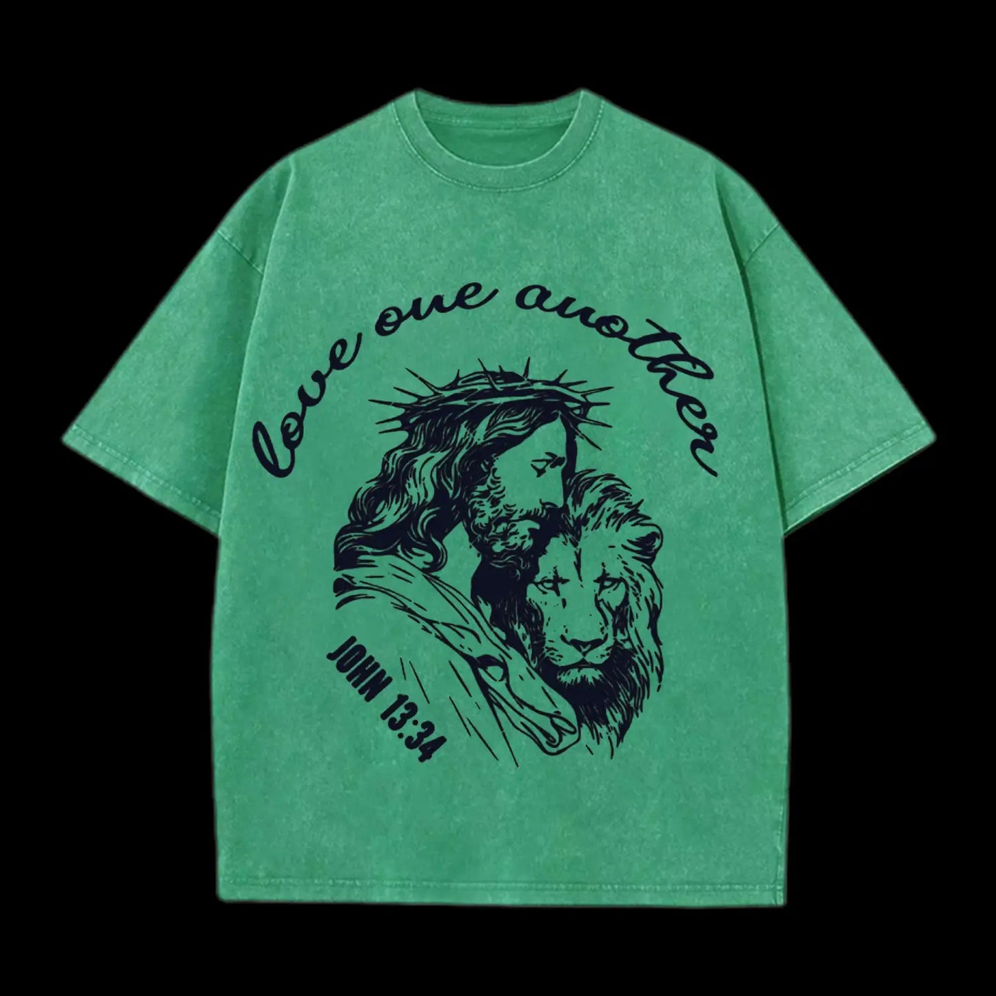 LOVE ONE ANOTHER CHRISTIAN WASHED T-SHIRT
