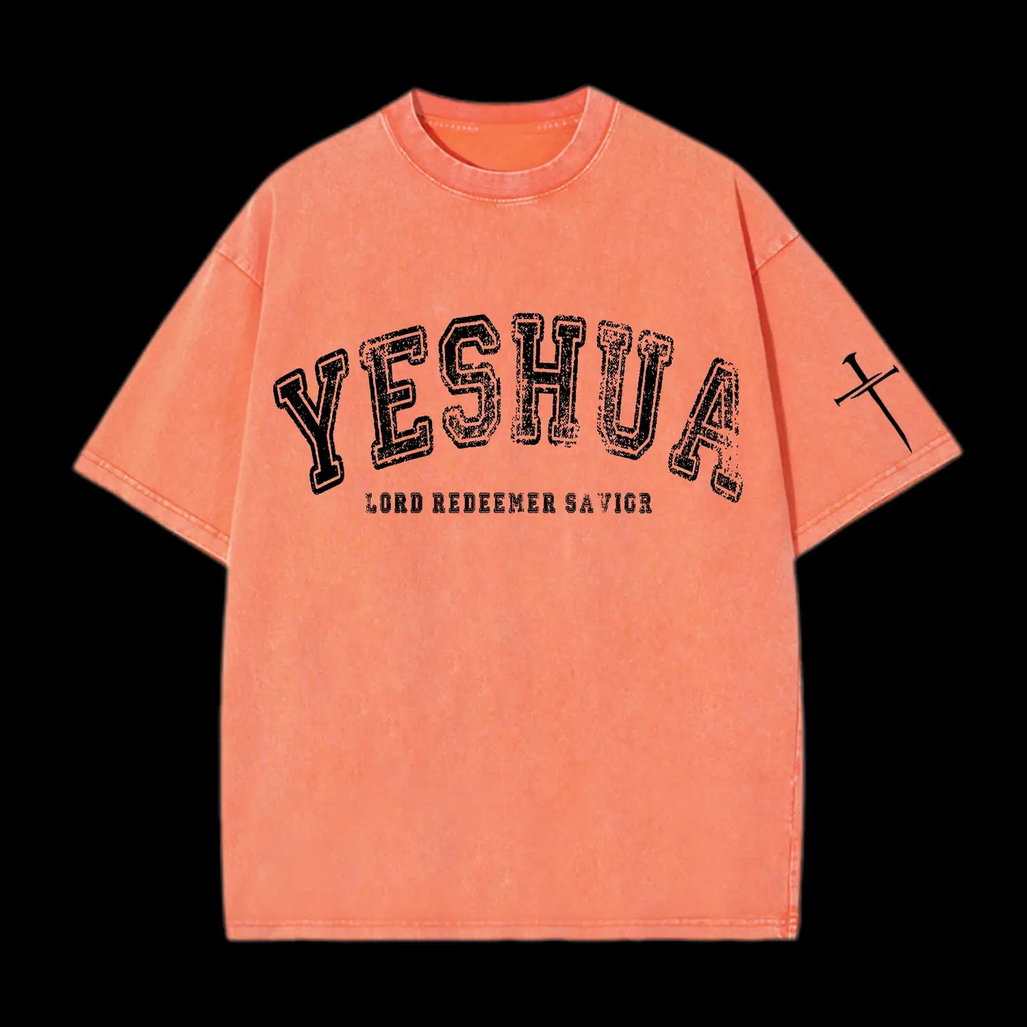Yeshua Lord Redeemer savior Washed T-Shirt