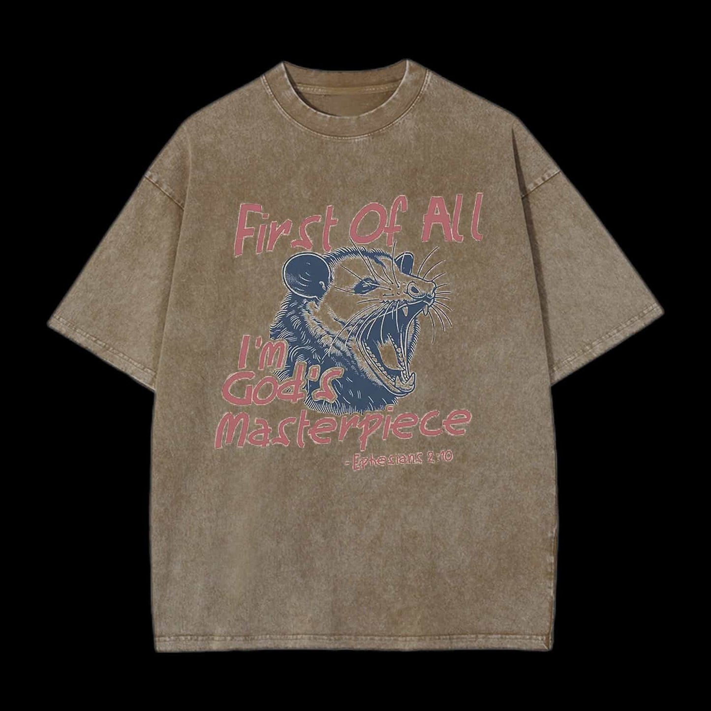 FIRST OF ALL I'M GOD'S MASTERPIECE CHRISTIAN TEE