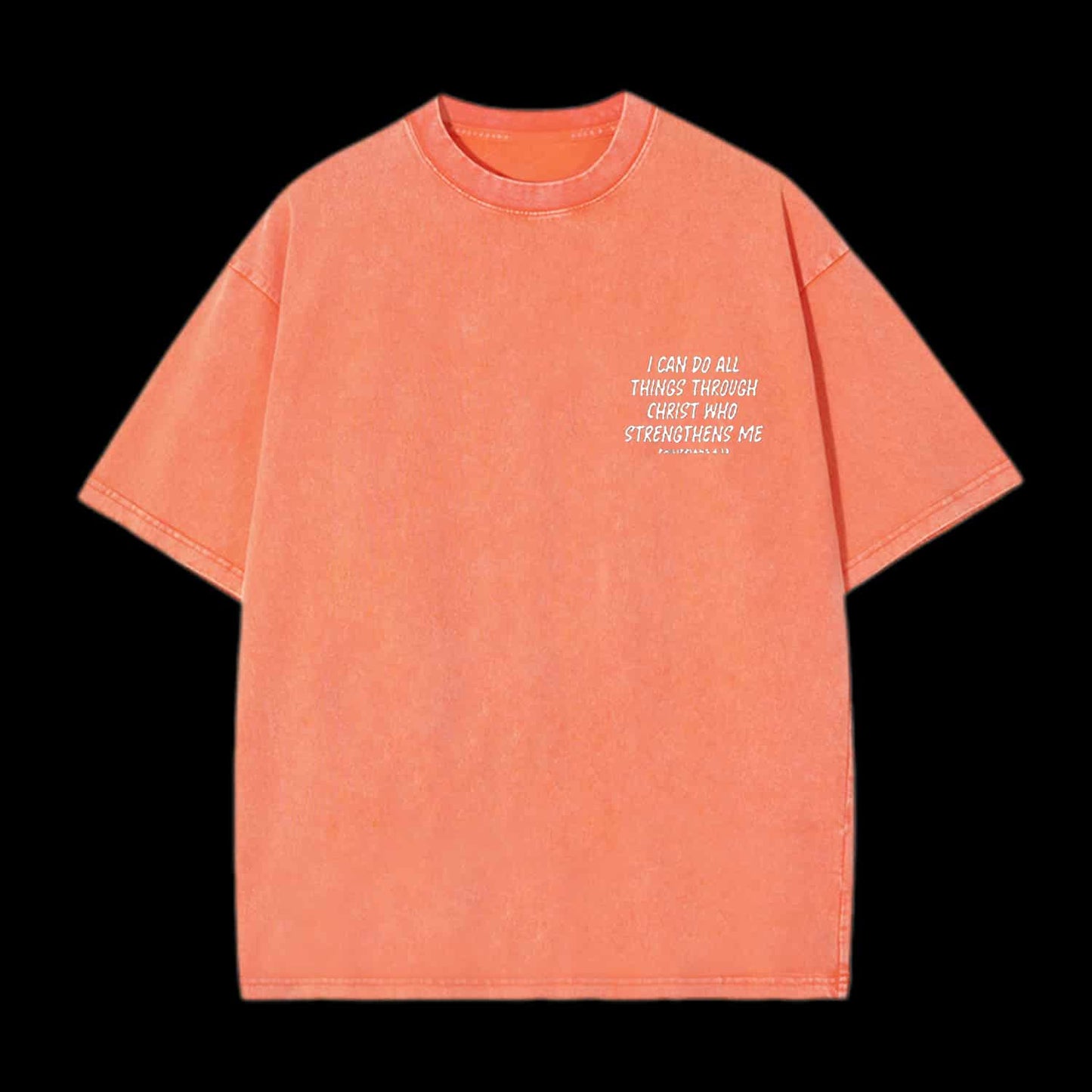 I CAN DO ALL THINGS THROUGH A VERSE CHRISTIAN TEE