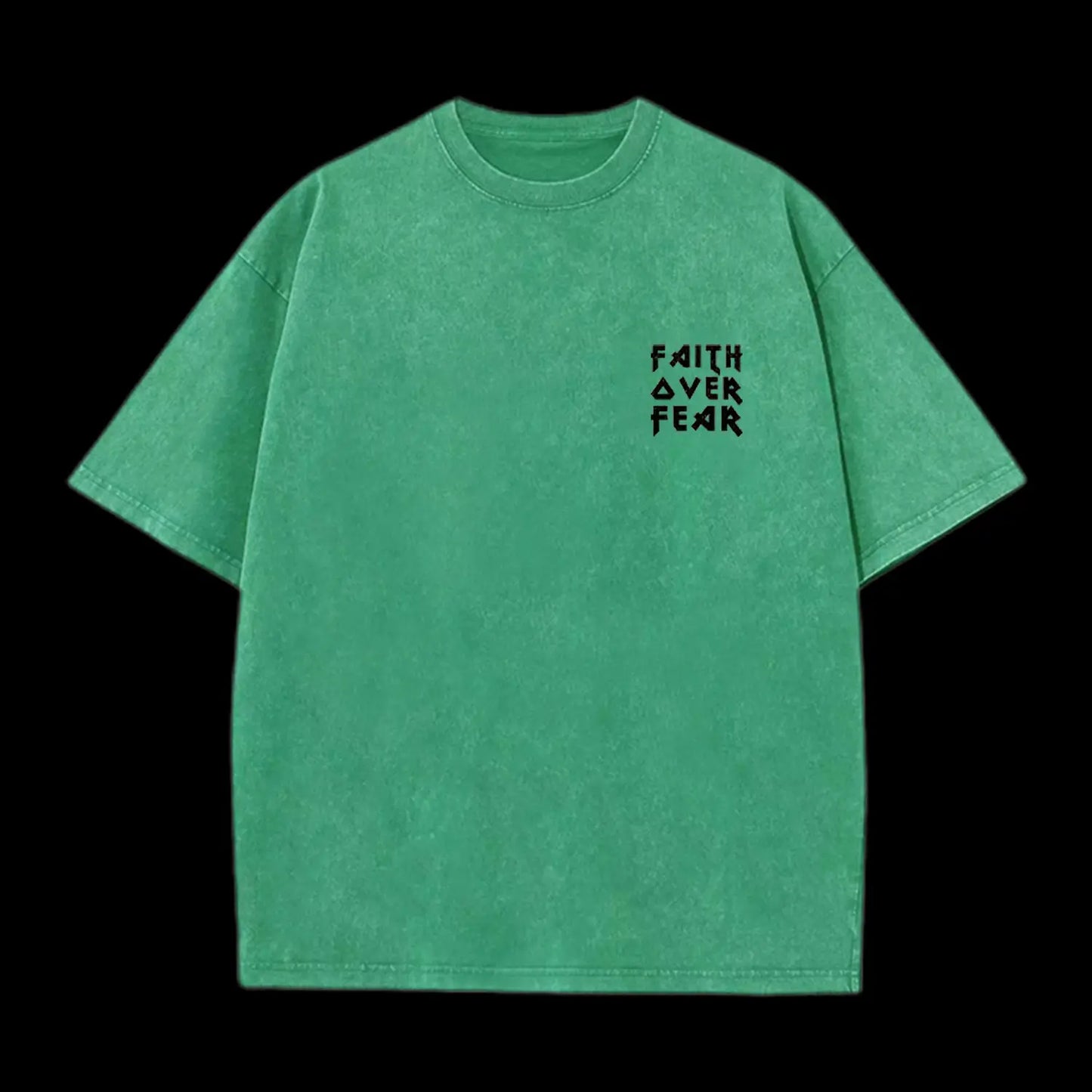 FAITH OVER FEAR LION CHRISTIAN TEE