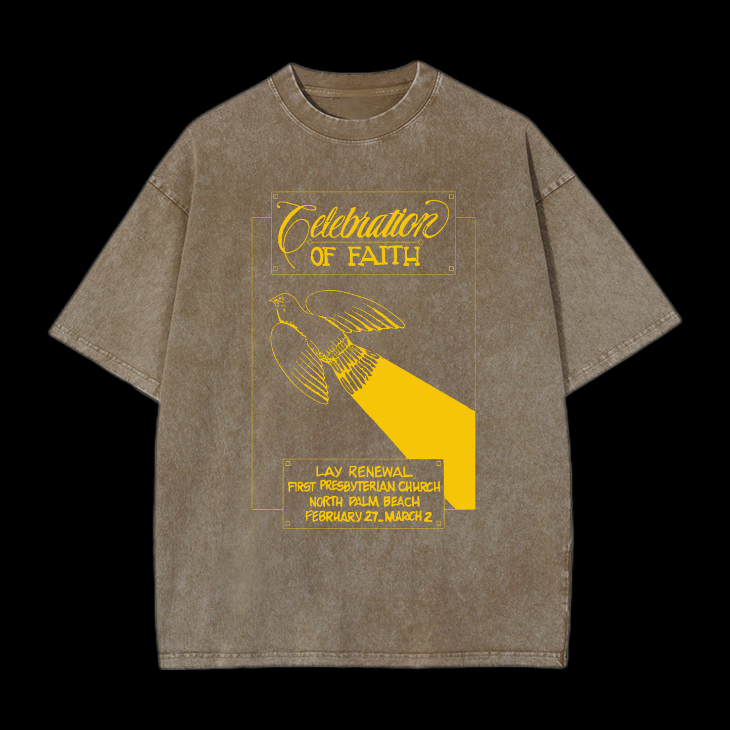 Celebration Of Faith Washed T-Shirt