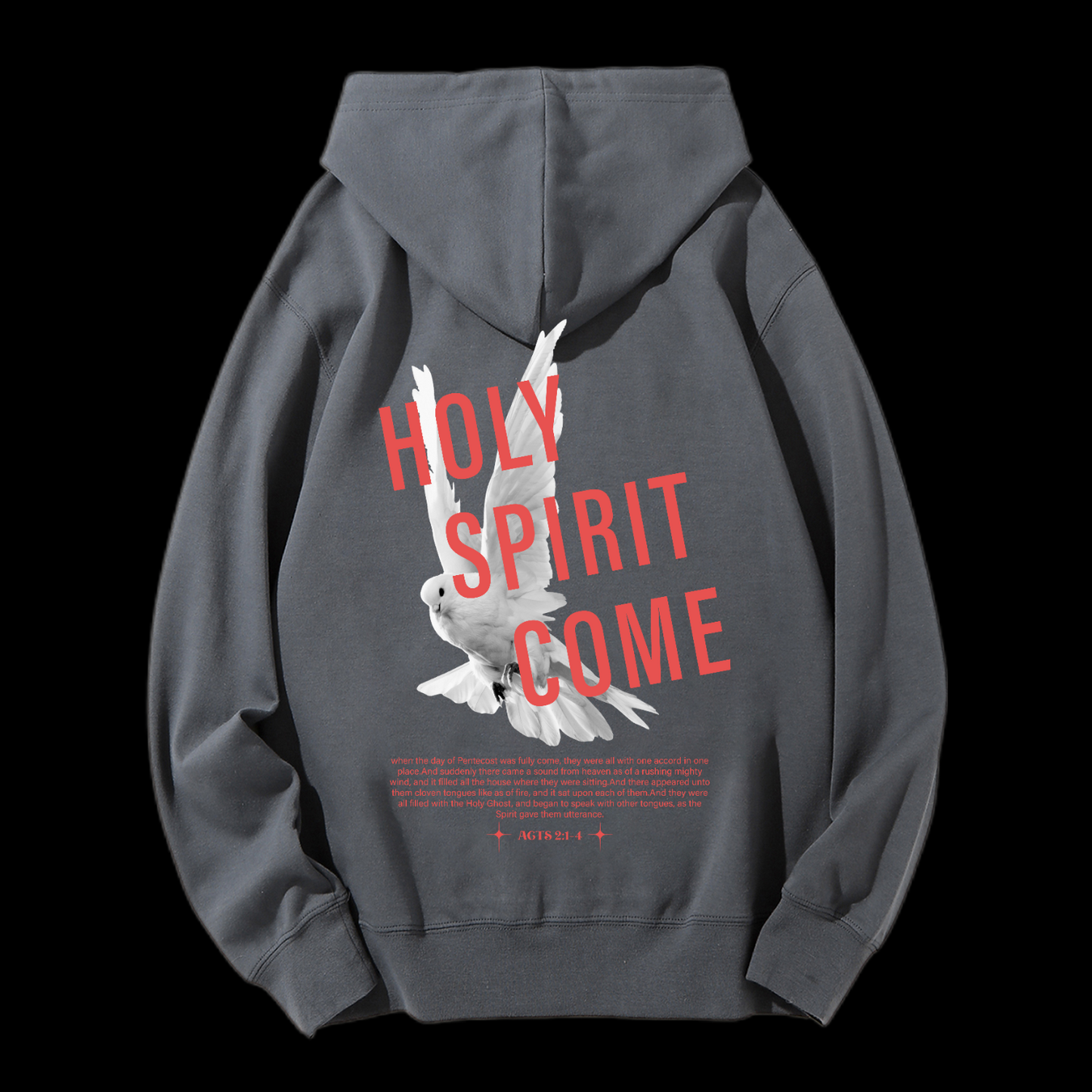 Holy Spirit Come Drawstring Hoodie
