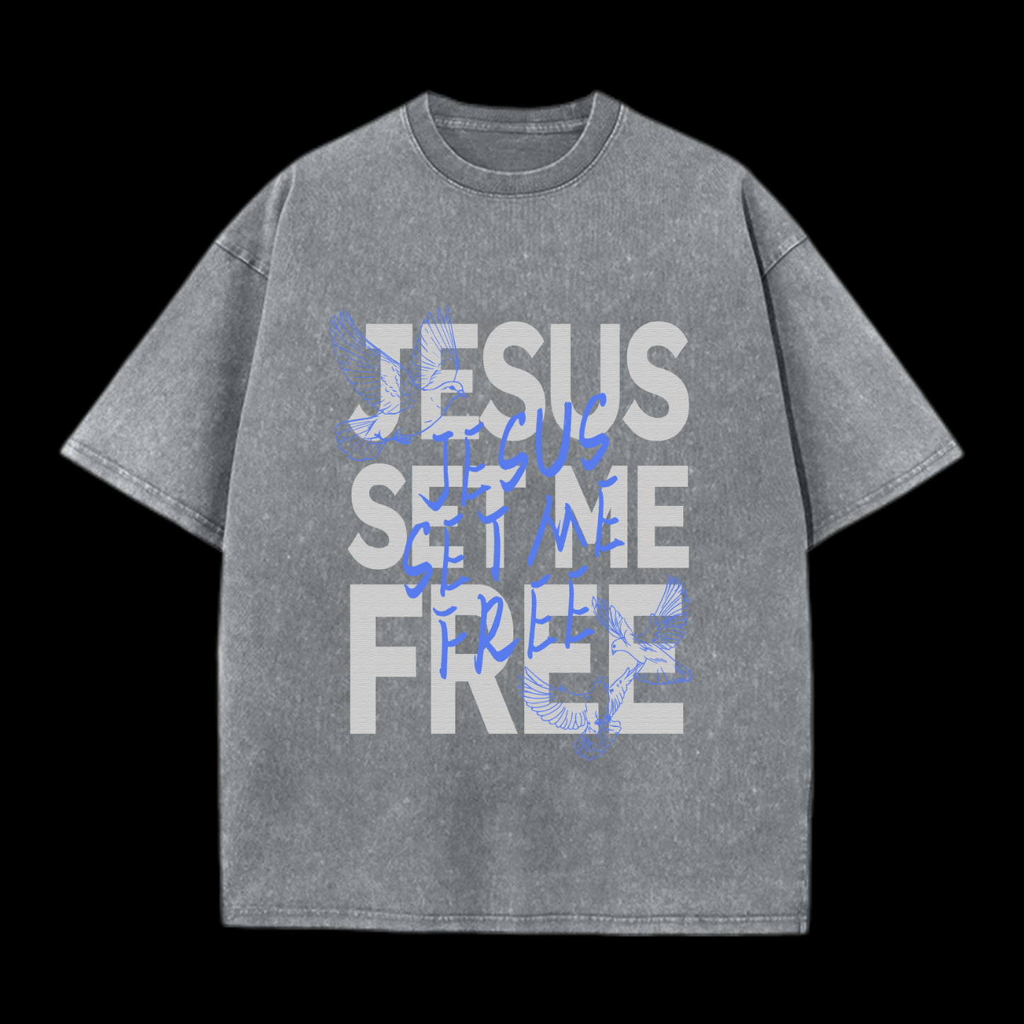 Jesus Set Me Free Washed T-Shirt