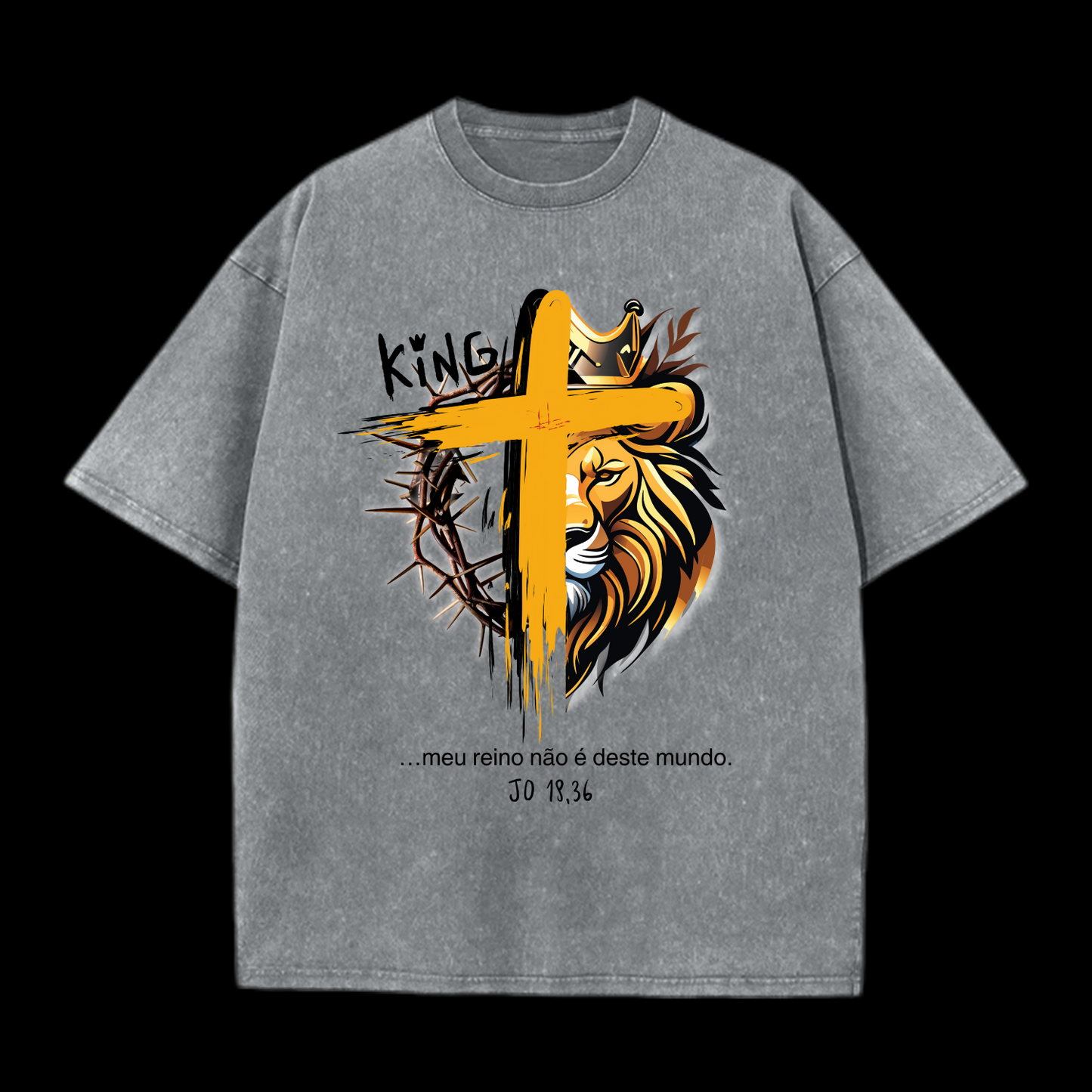 King Of Jesus Washed T-Shirt