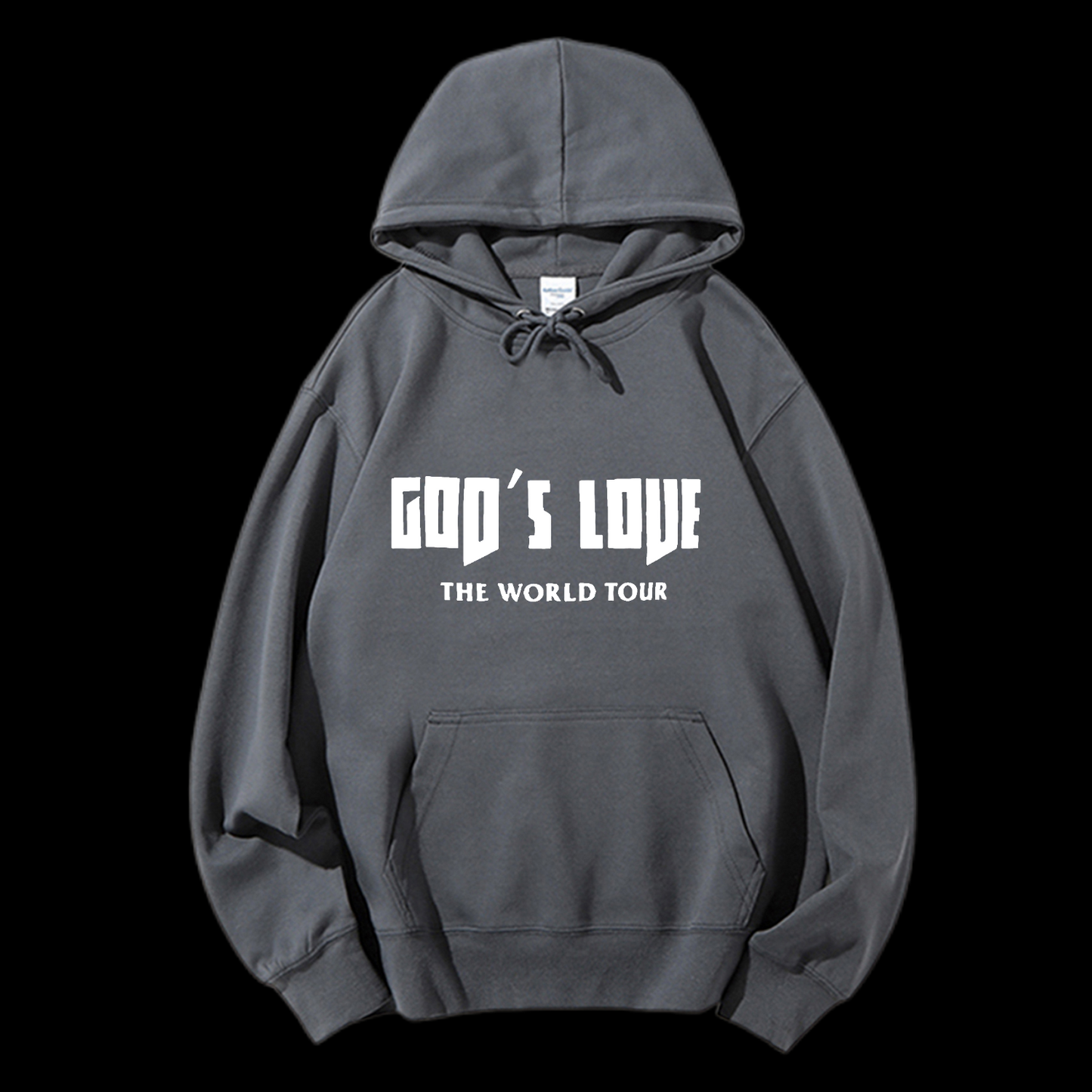 God's Love The World Tour Drawstring Hoodie