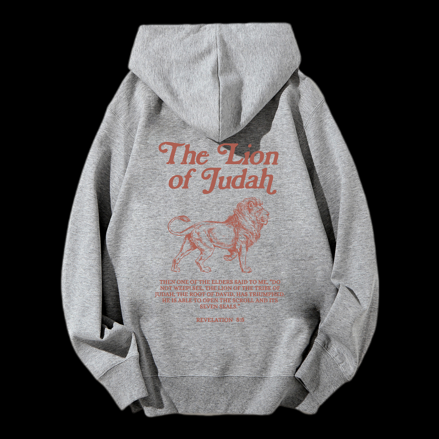The Lion Of Judah Drawstring Hoodie