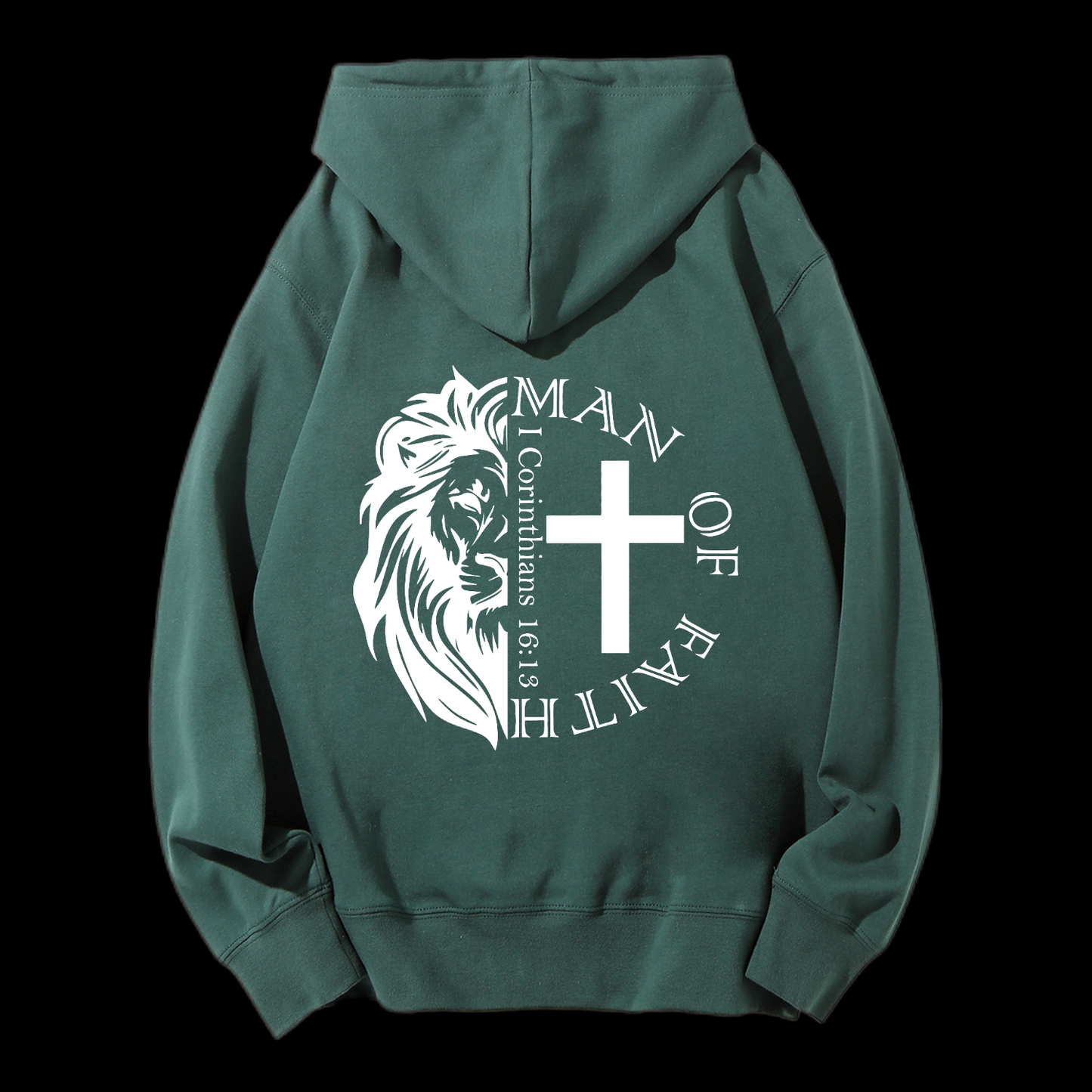 Man Of Faith Drawstring Hoodie