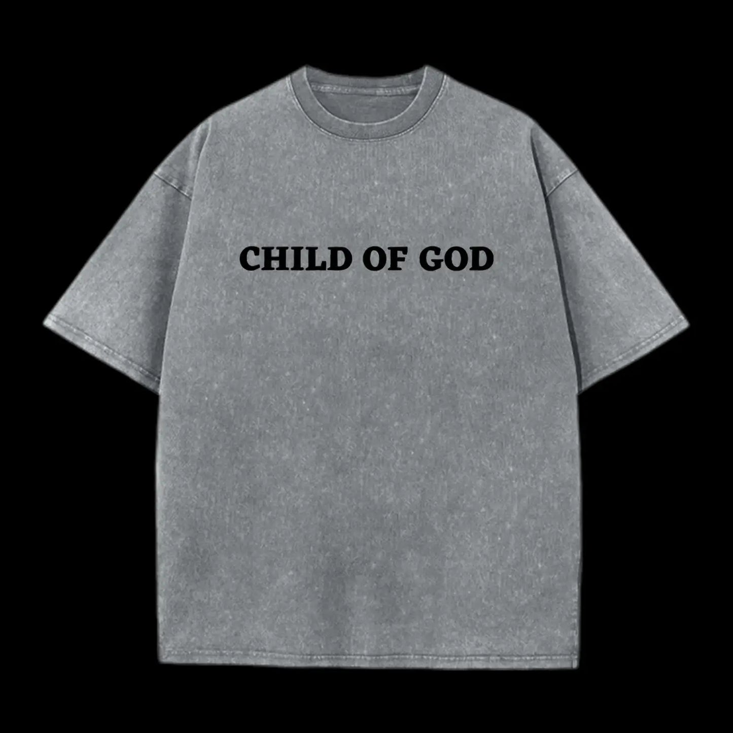 Child Of God Printed Men's Washed Tee