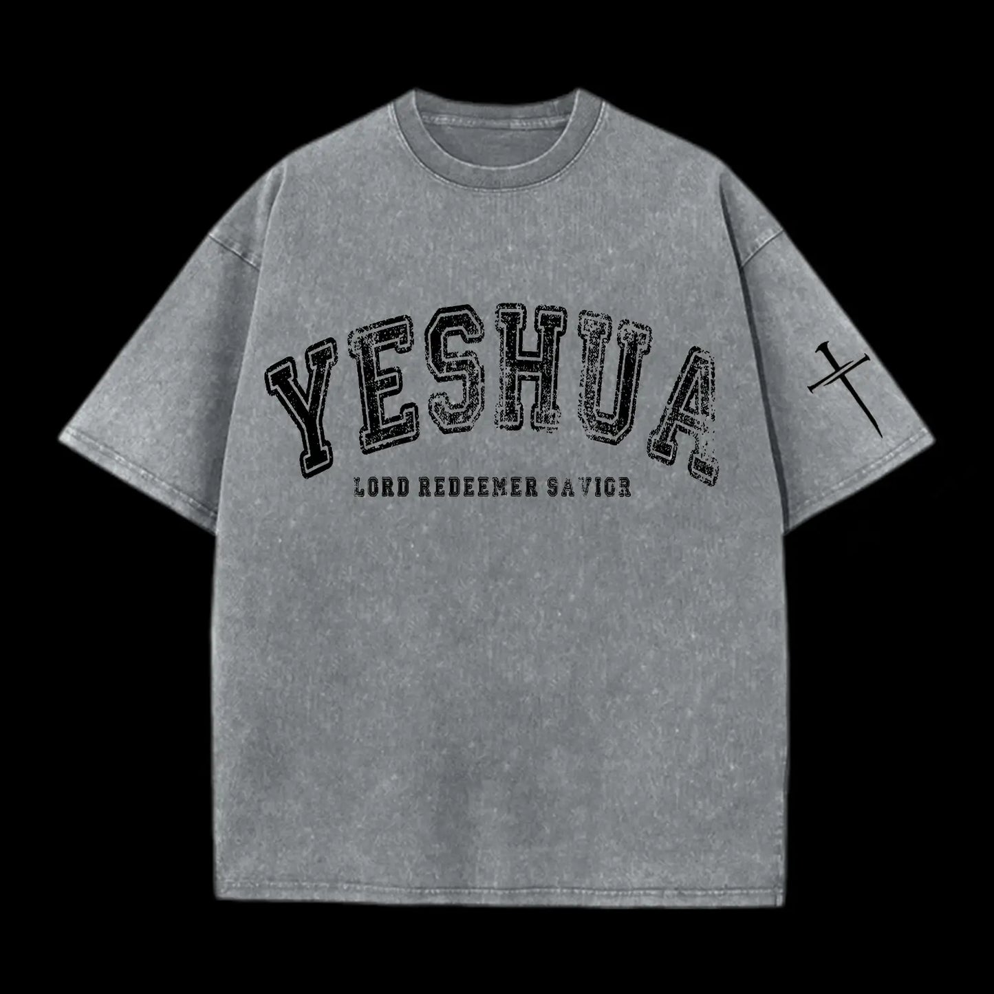 Yeshua Lord Redeemer savior Washed T-Shirt