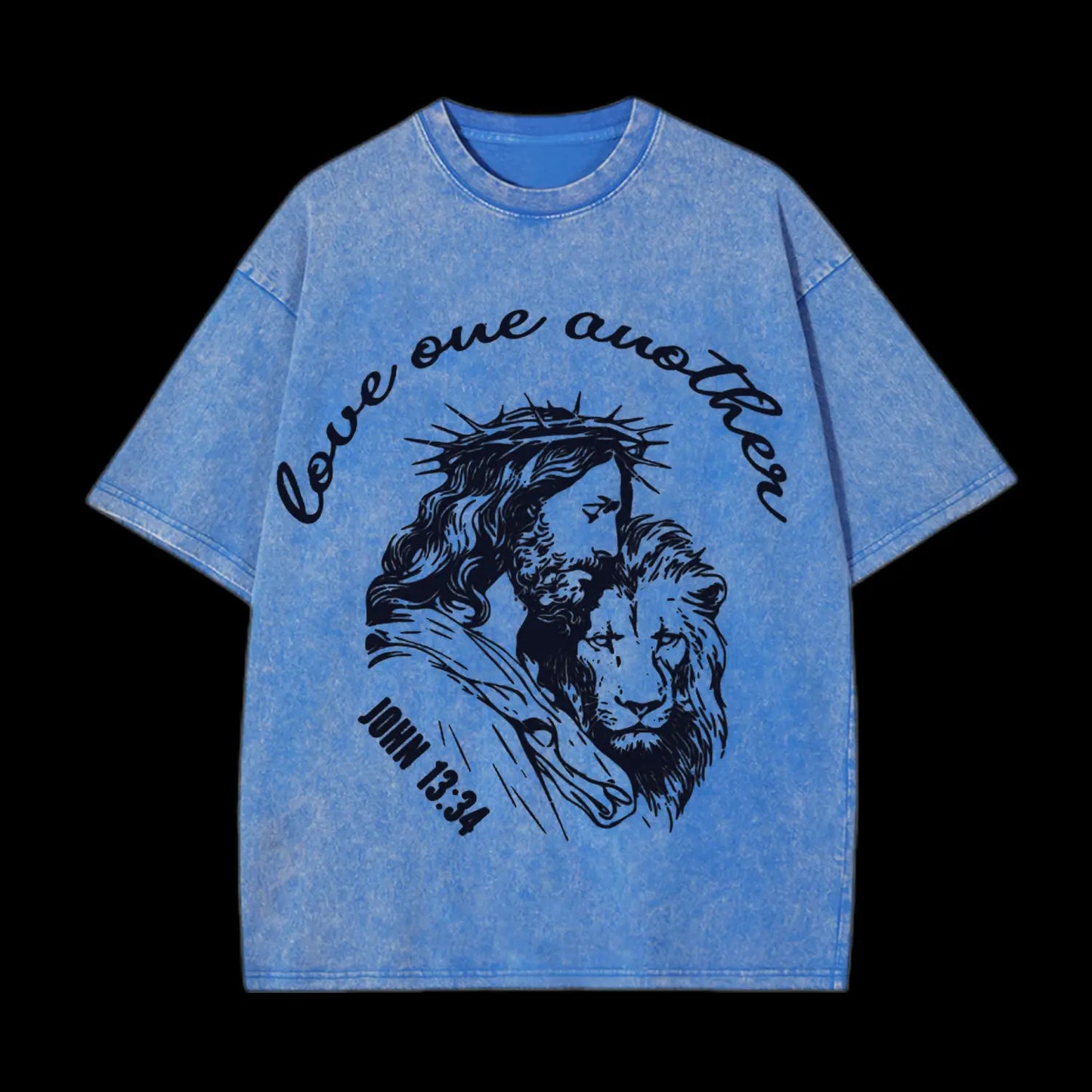 LOVE ONE ANOTHER CHRISTIAN WASHED T-SHIRT