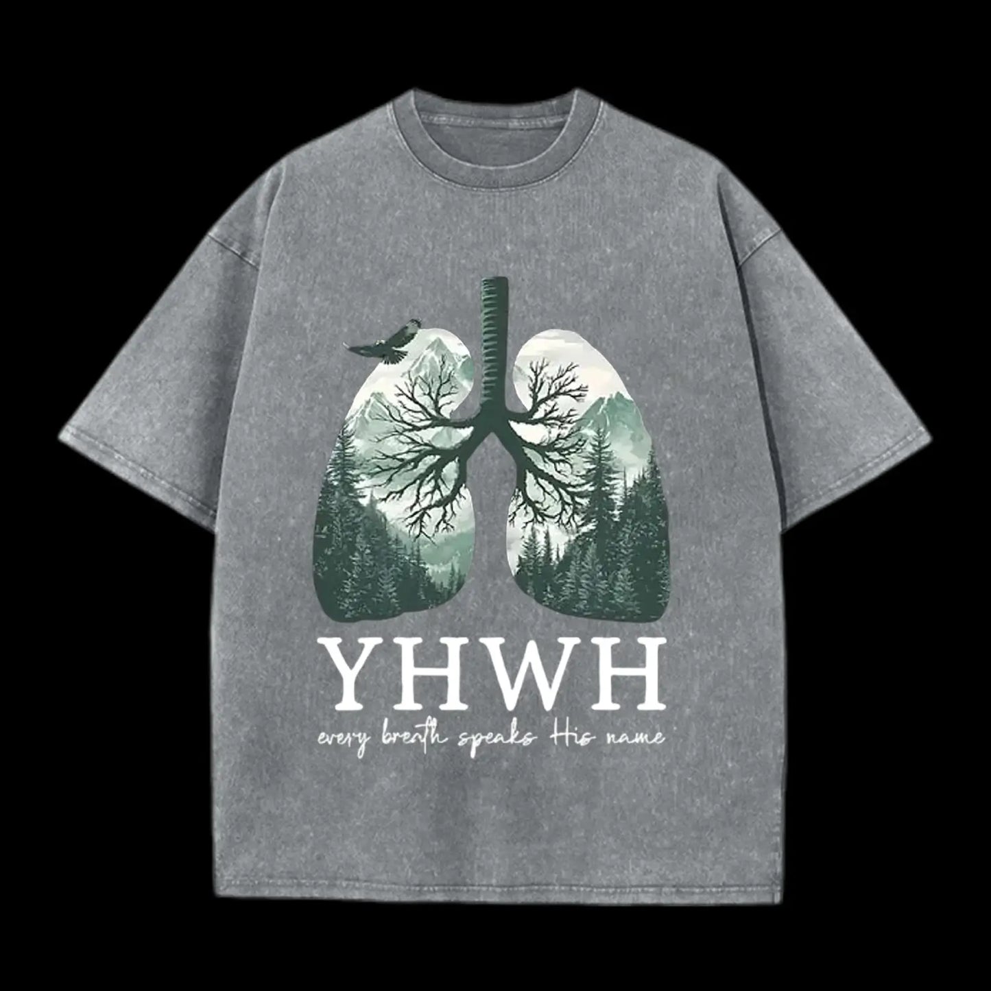 YHWH WASHED T-SHIRT