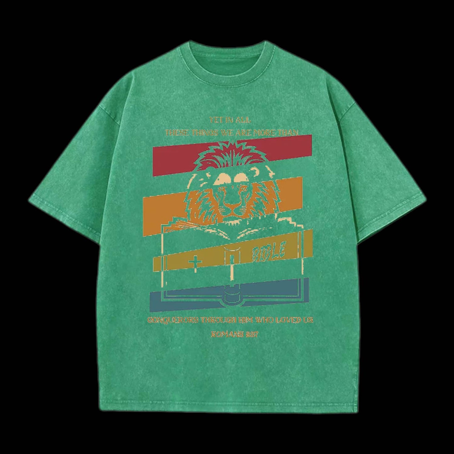 WE ARE MORE THAN COUQURORS CHRISTIAN TEE