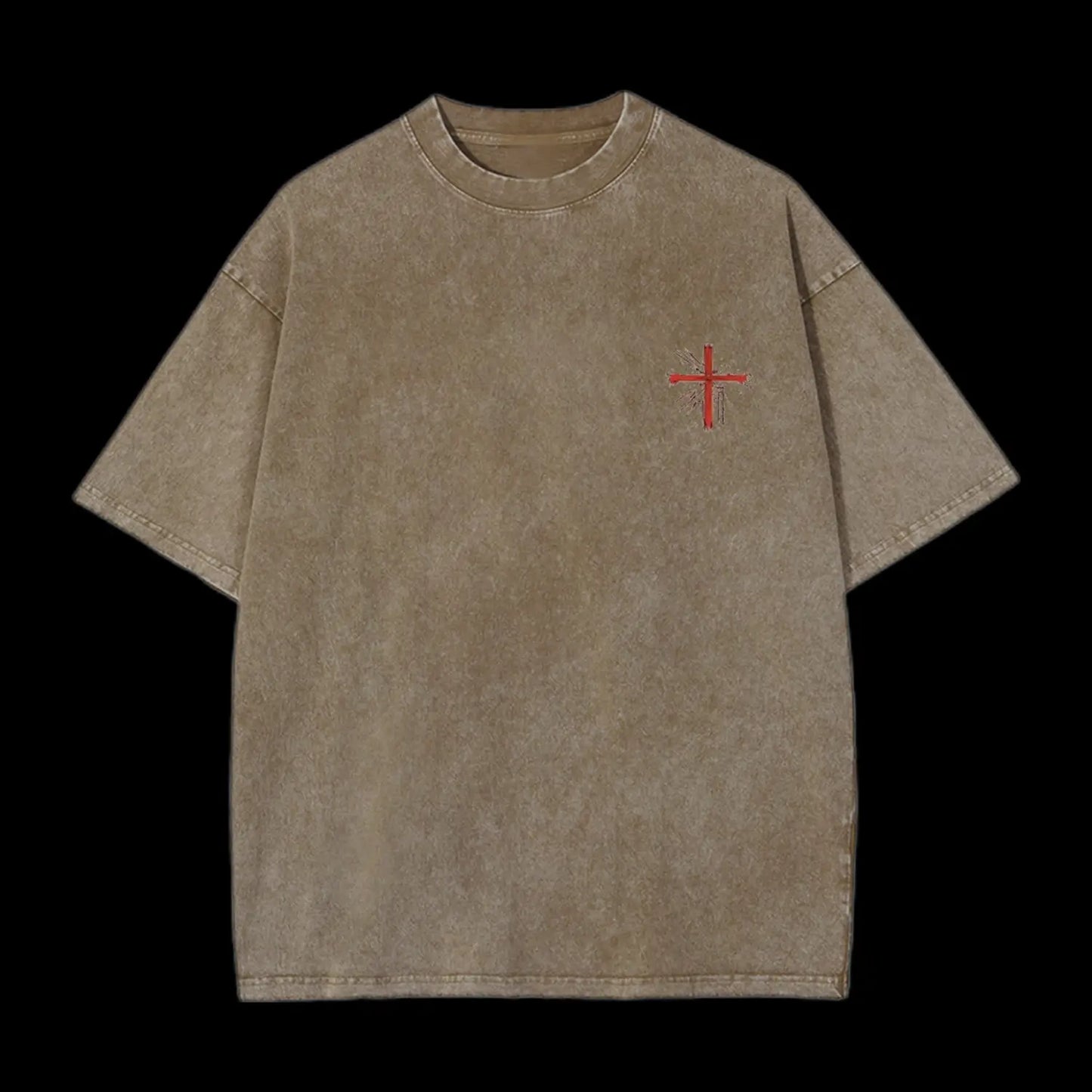 He Is Risen Christian Washed T-Shirt