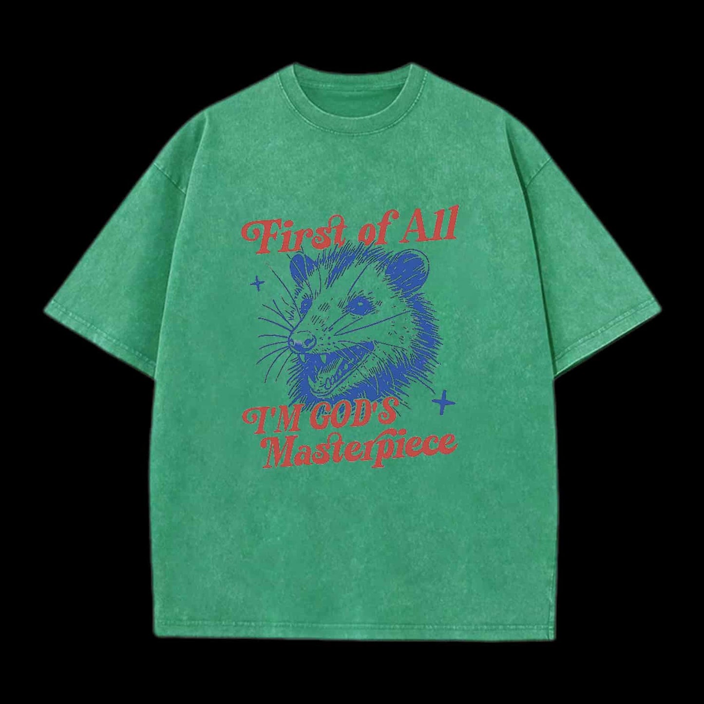 FIRST OF ALL I AM GOD MASTERPIECES CHRISTIAN TEE