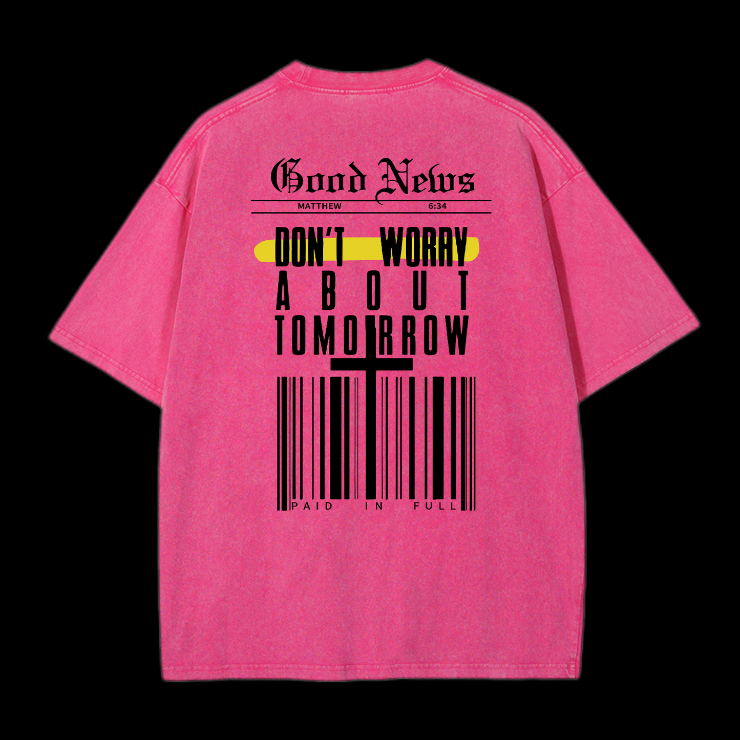 Do Not Worry Washed T-Shirt