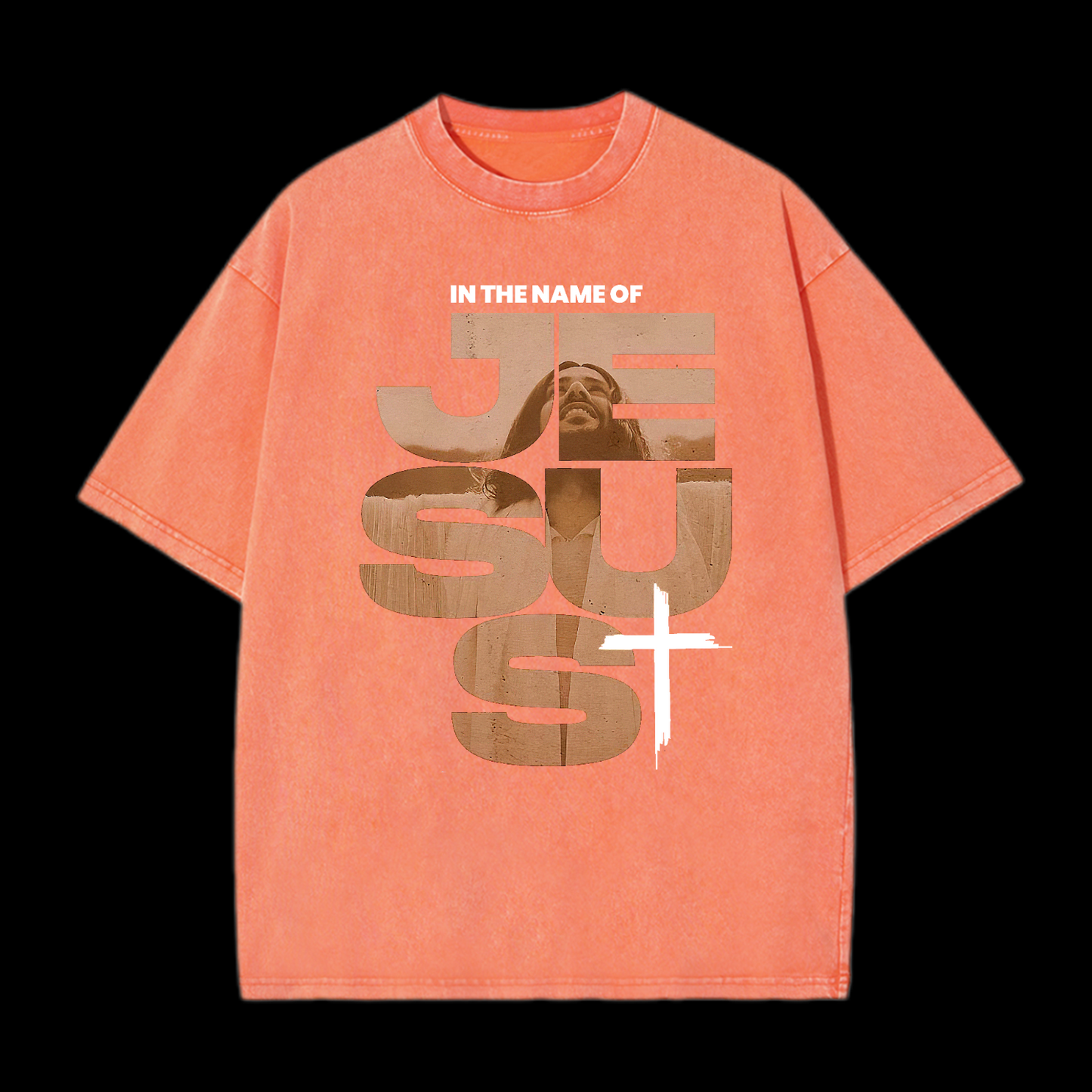 In The Name Of Jesus Washed T-Shirt