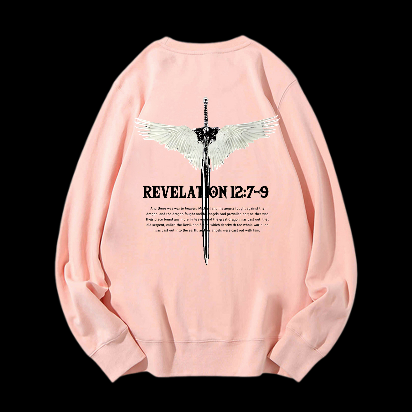 Revelation 12:7-9 Crewneck Sweatshirt