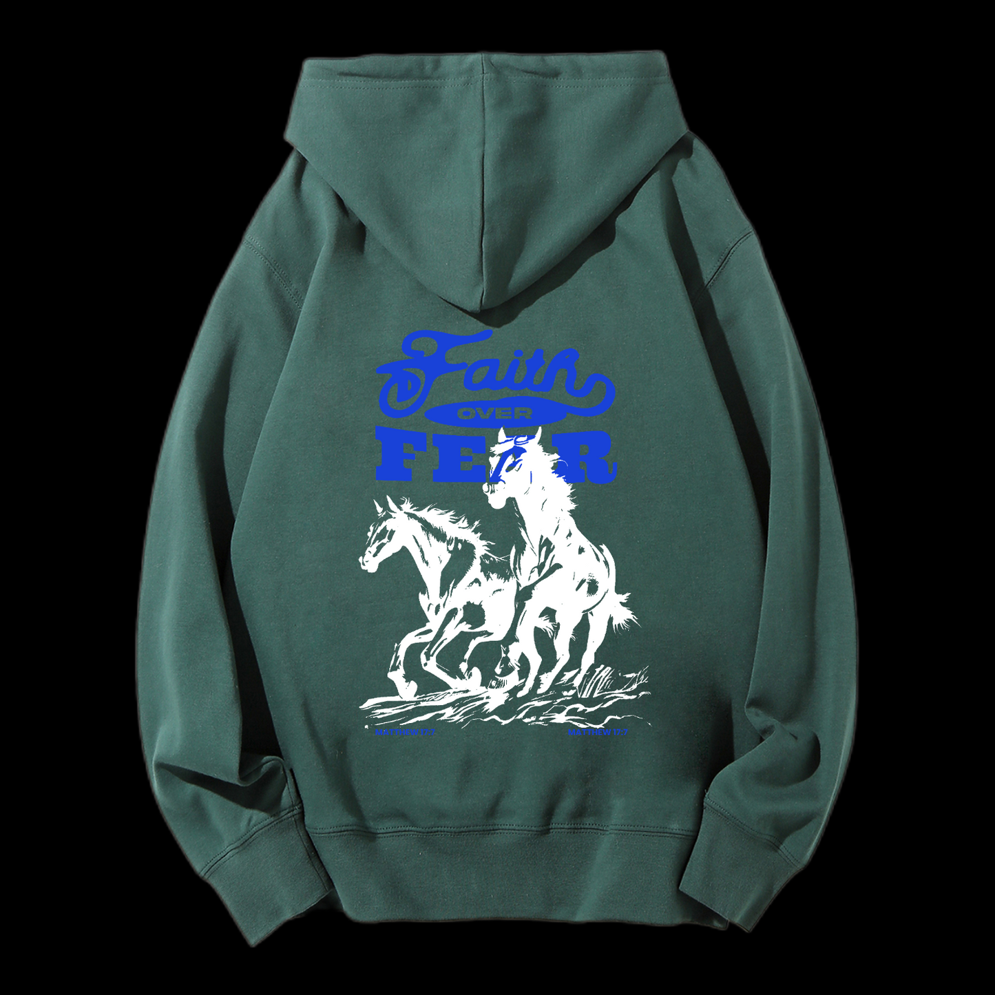 Faith Over Fear Drawstring Hoodie