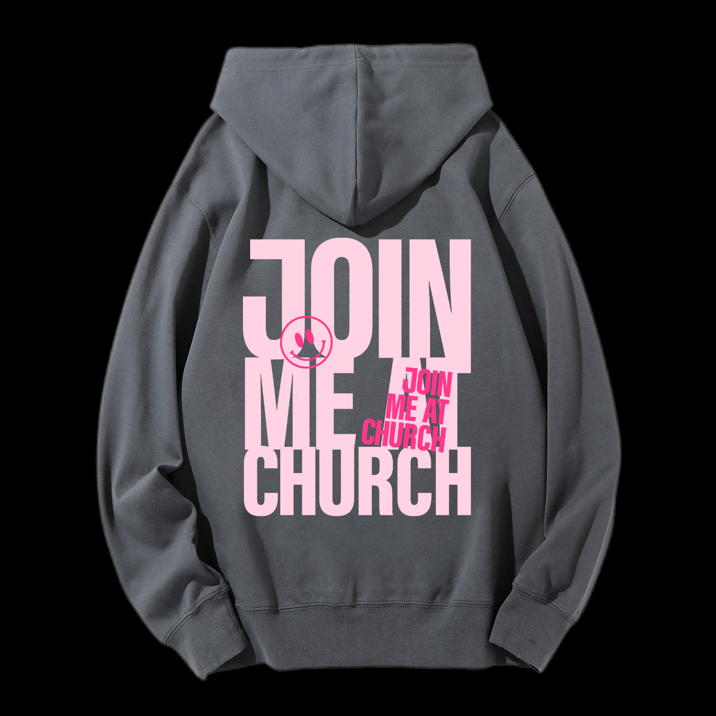 Join Me At Church Drawstring Hoodie