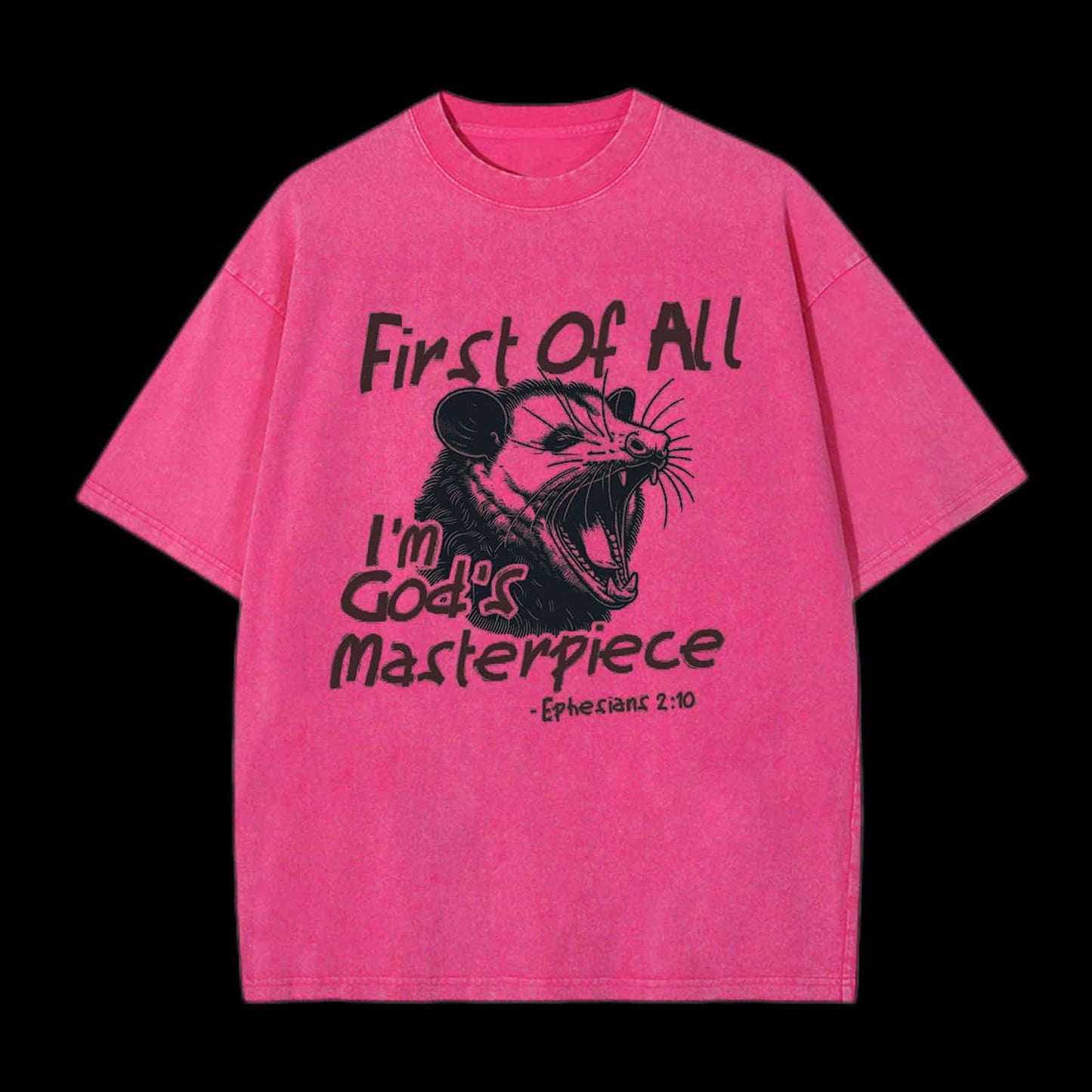 FIRST OF ALL I'M GOD'S MASTERPIECE CHRISTIAN TEE
