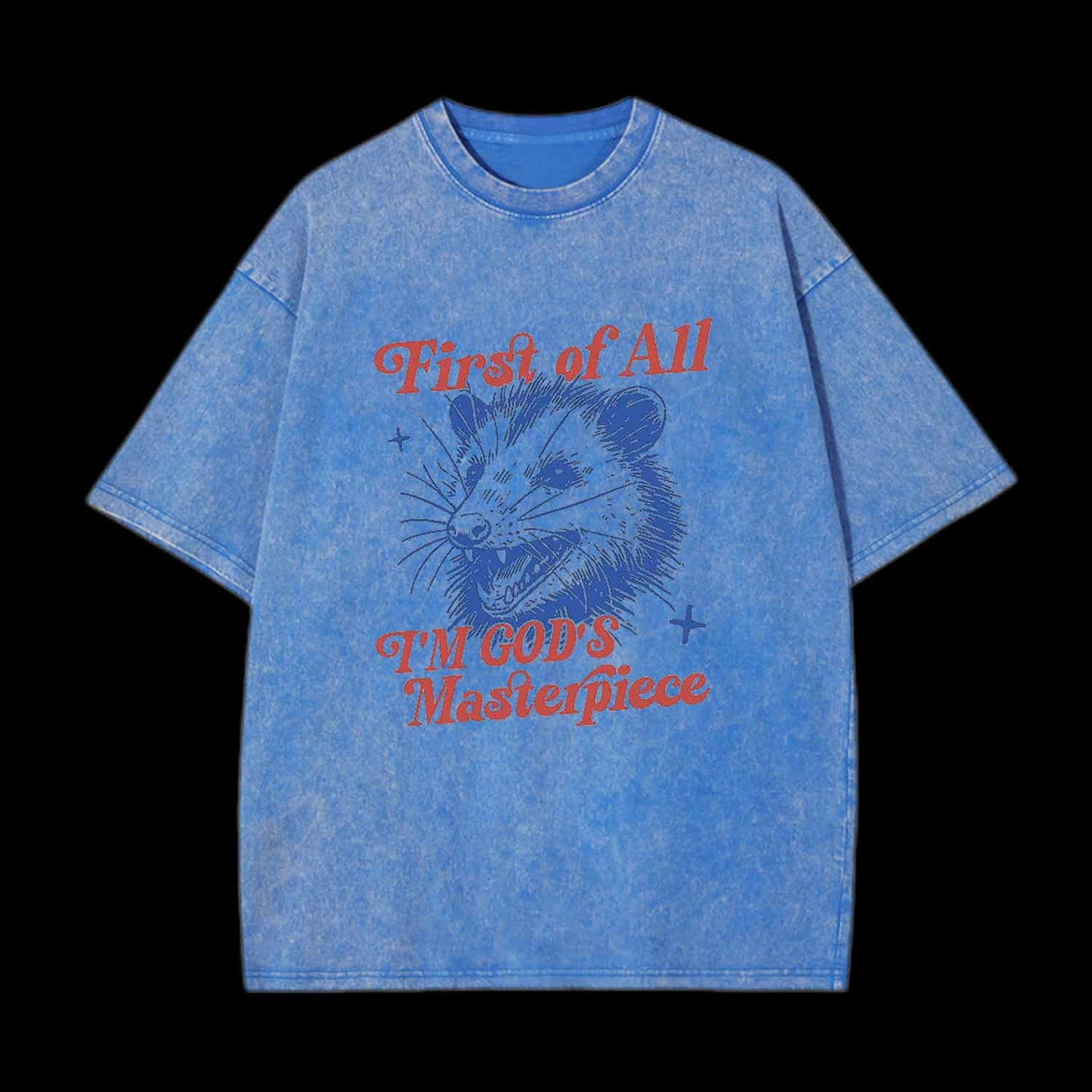 FIRST OF ALL I AM GOD MASTERPIECES CHRISTIAN TEE