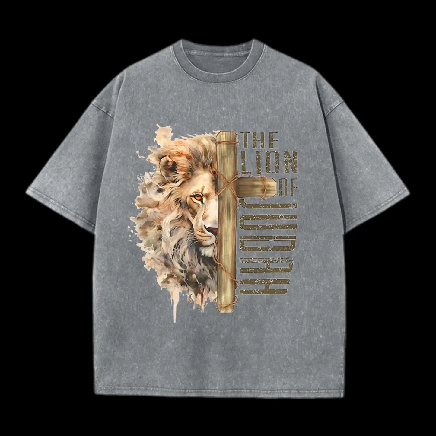 The Lion Of Judah Washed T-Shirt