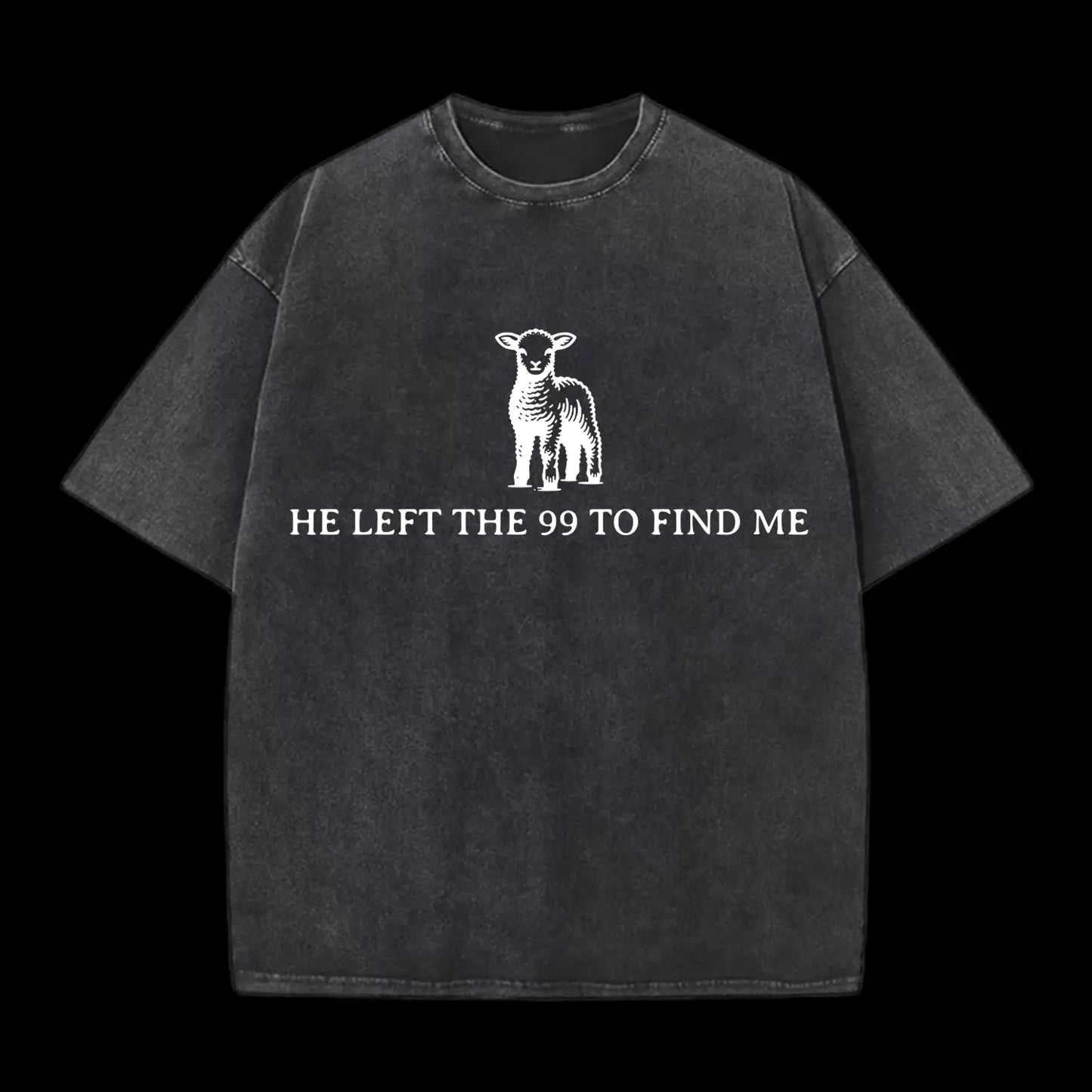 He left the 99 find me Washed T-Shirt