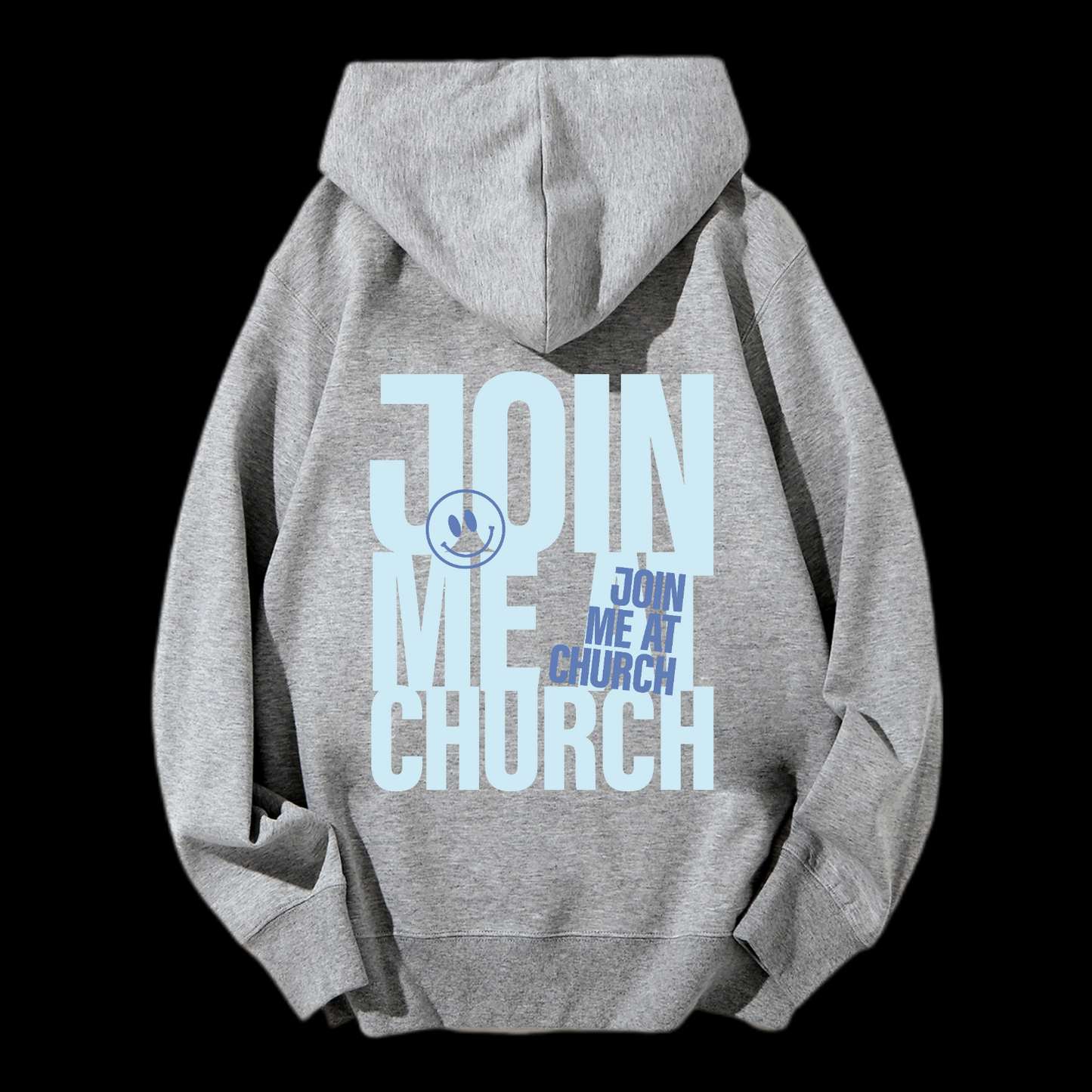Join Me At Church Drawstring Hoodie